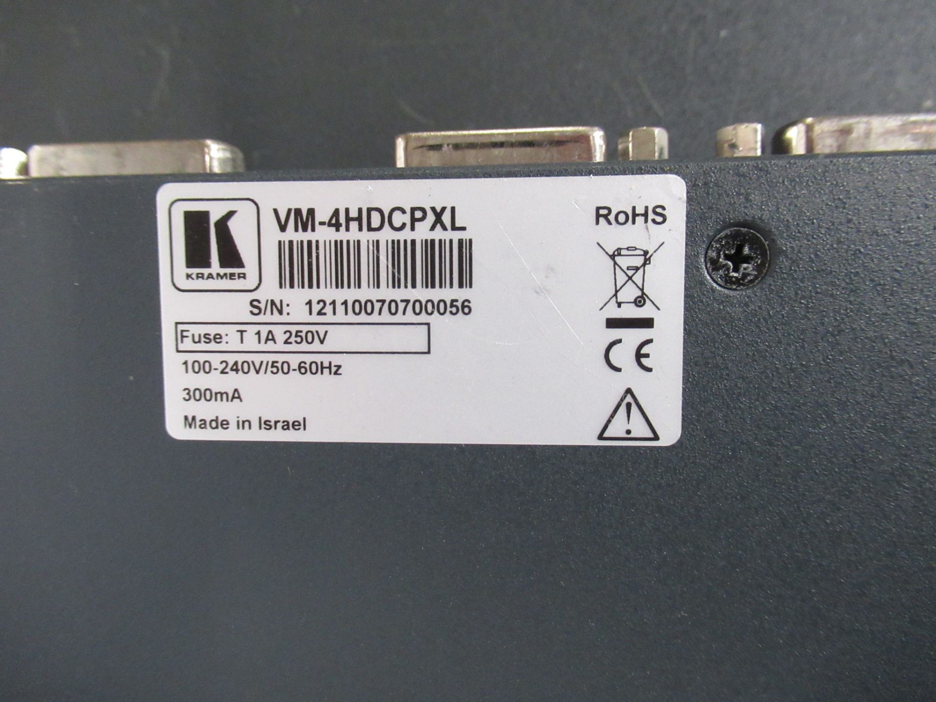 (5) Kramer VM-4HDCPXL 1:4 DVI distribution amplifiers - Image 9 of 13