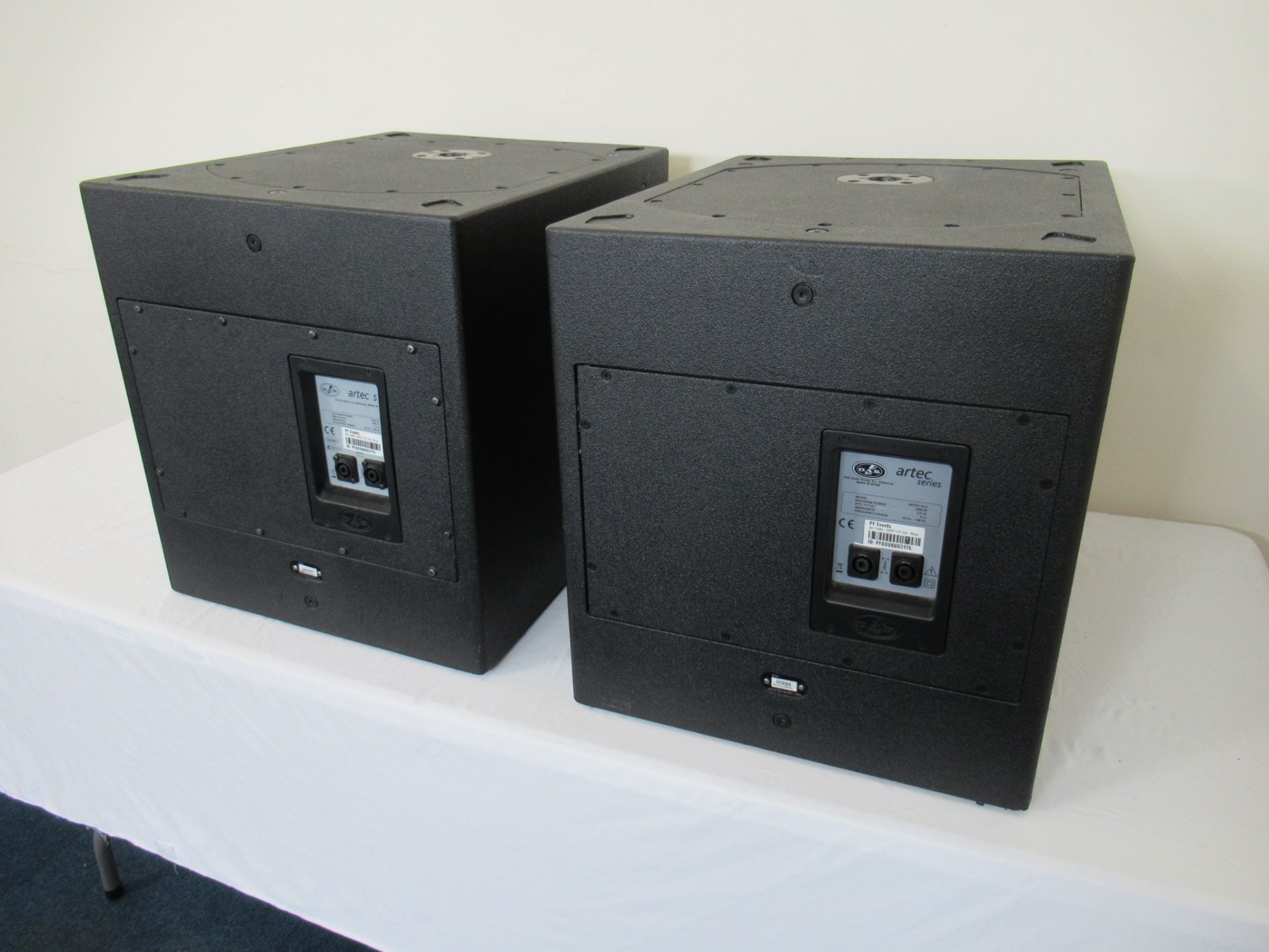 (2) DAS Audio Artec-S15 Black Subwoofers - Image 4 of 10