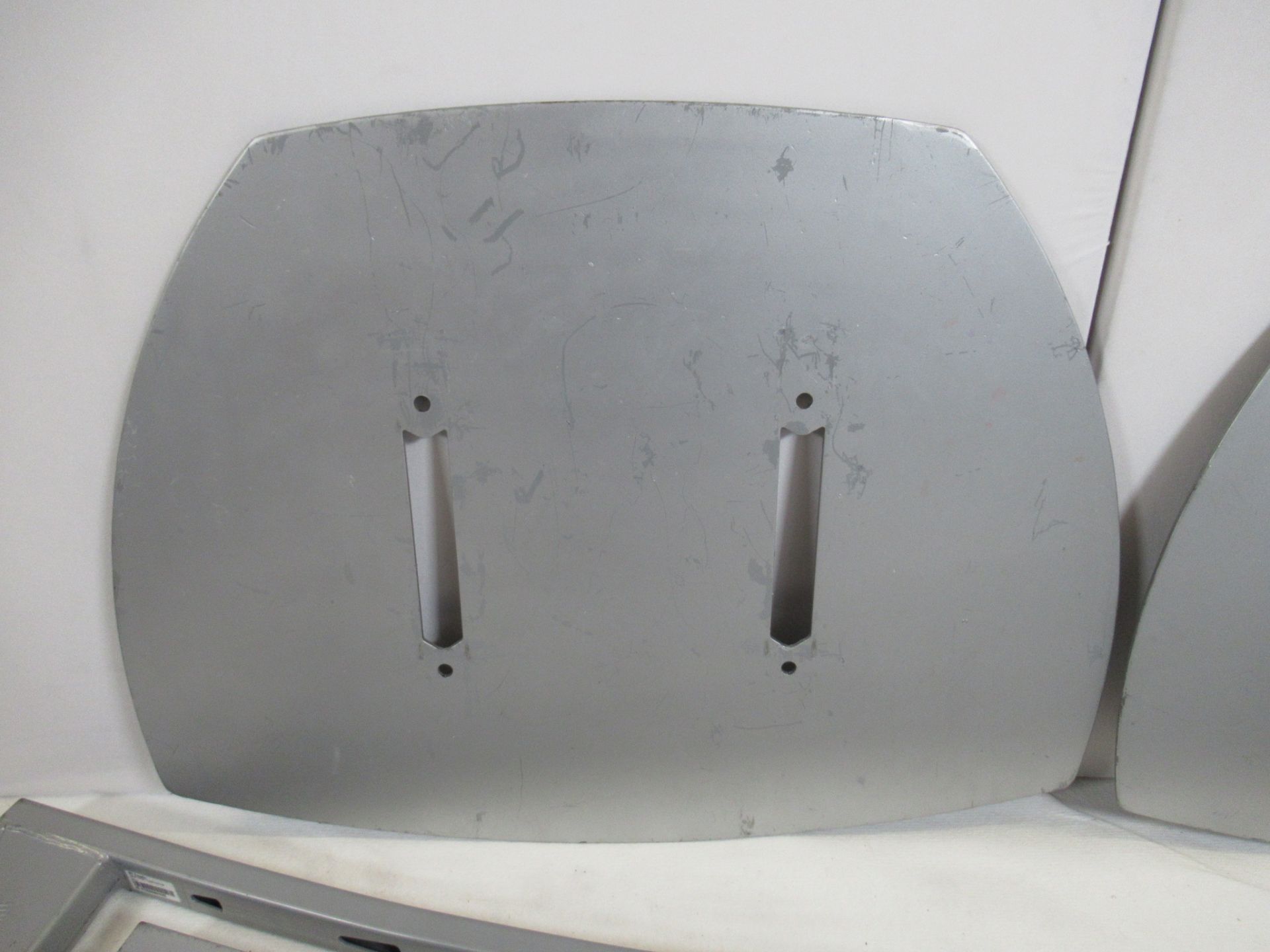 (2) Unicol Parabella heavy duty silver stands - Image 2 of 7