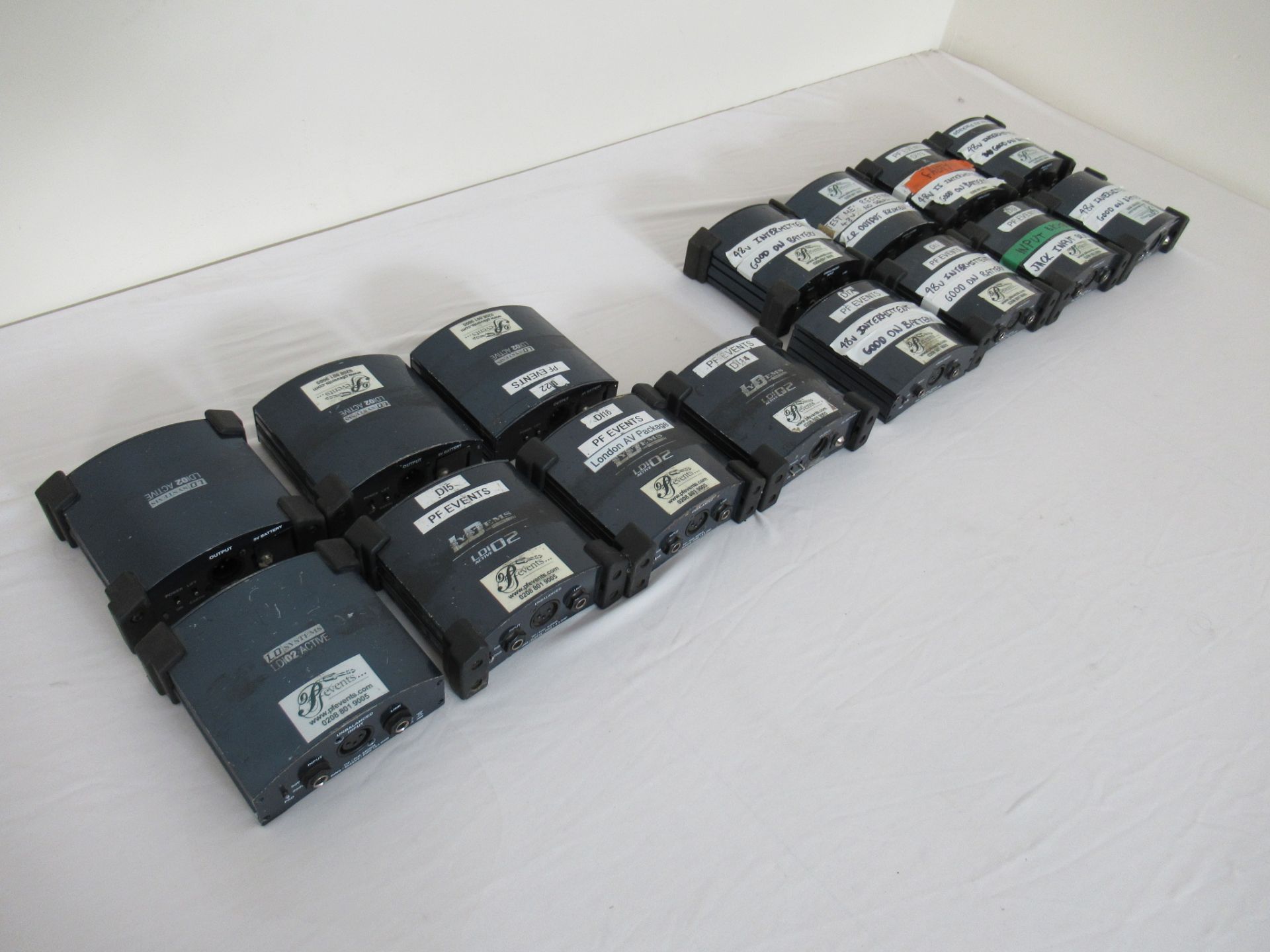 (7) LD Systems LDI 02 Active DI Box