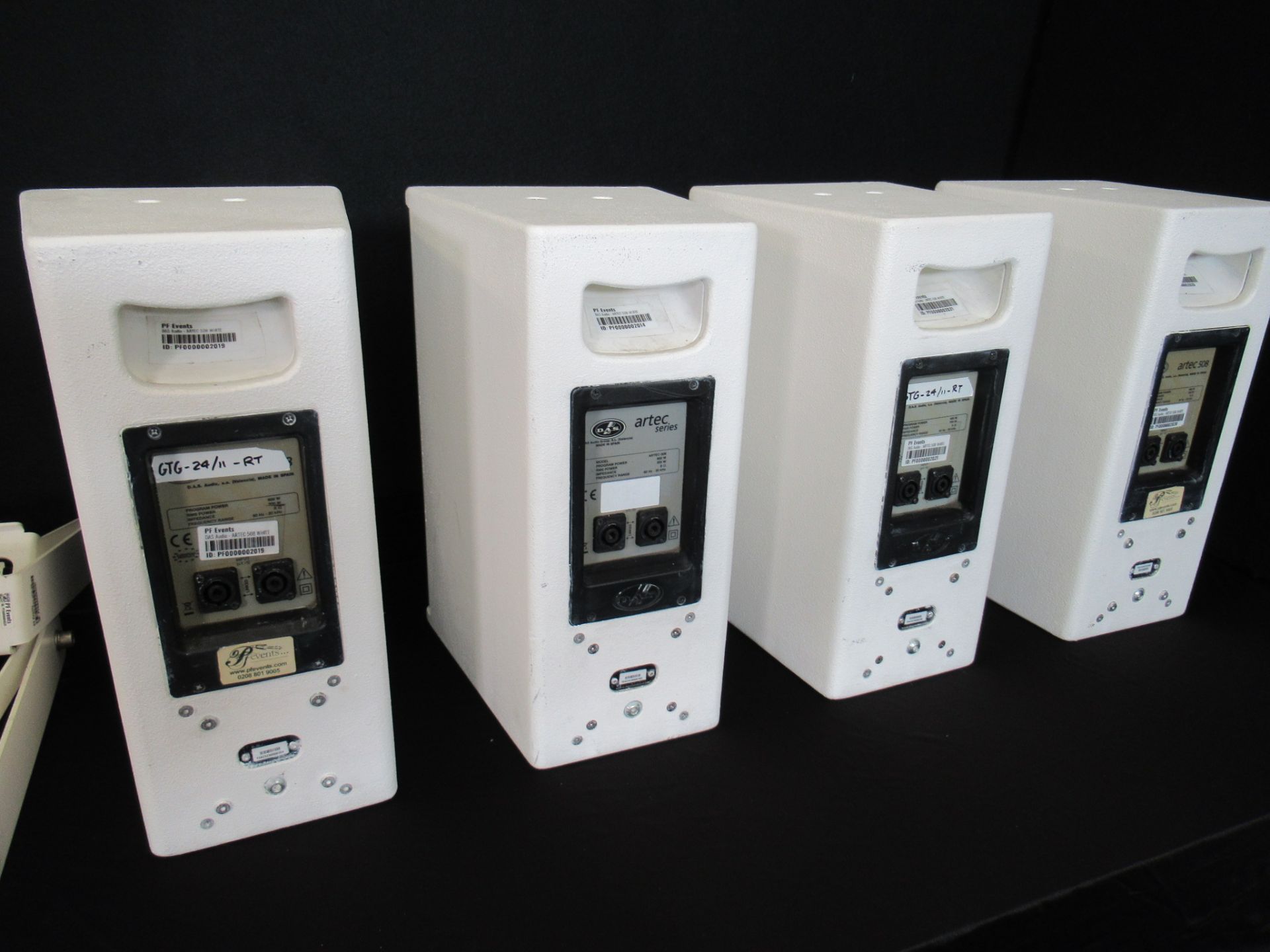 (4) DAS Audio Artec-508 White Speakers - Image 3 of 17