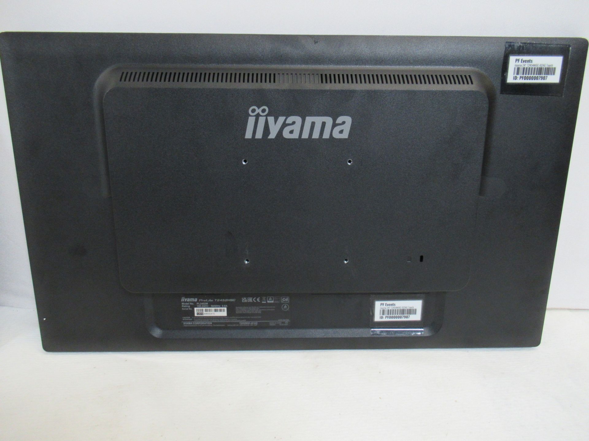 (3) iiyama ProLite T2452MSC-B1AG 24" LCD Touchscreen Monitors - Image 5 of 10