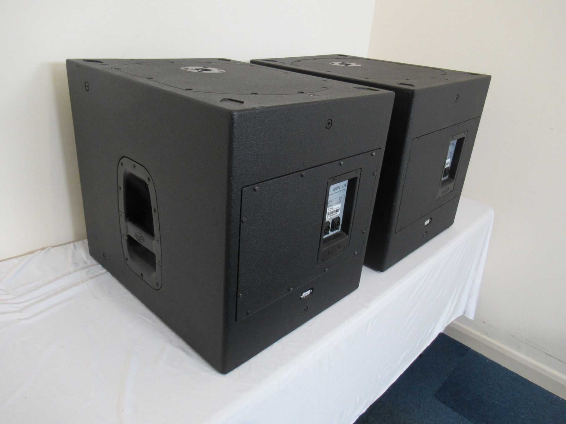 (2) DAS Audio Artec-S15 Black Subwoofers - Image 5 of 10