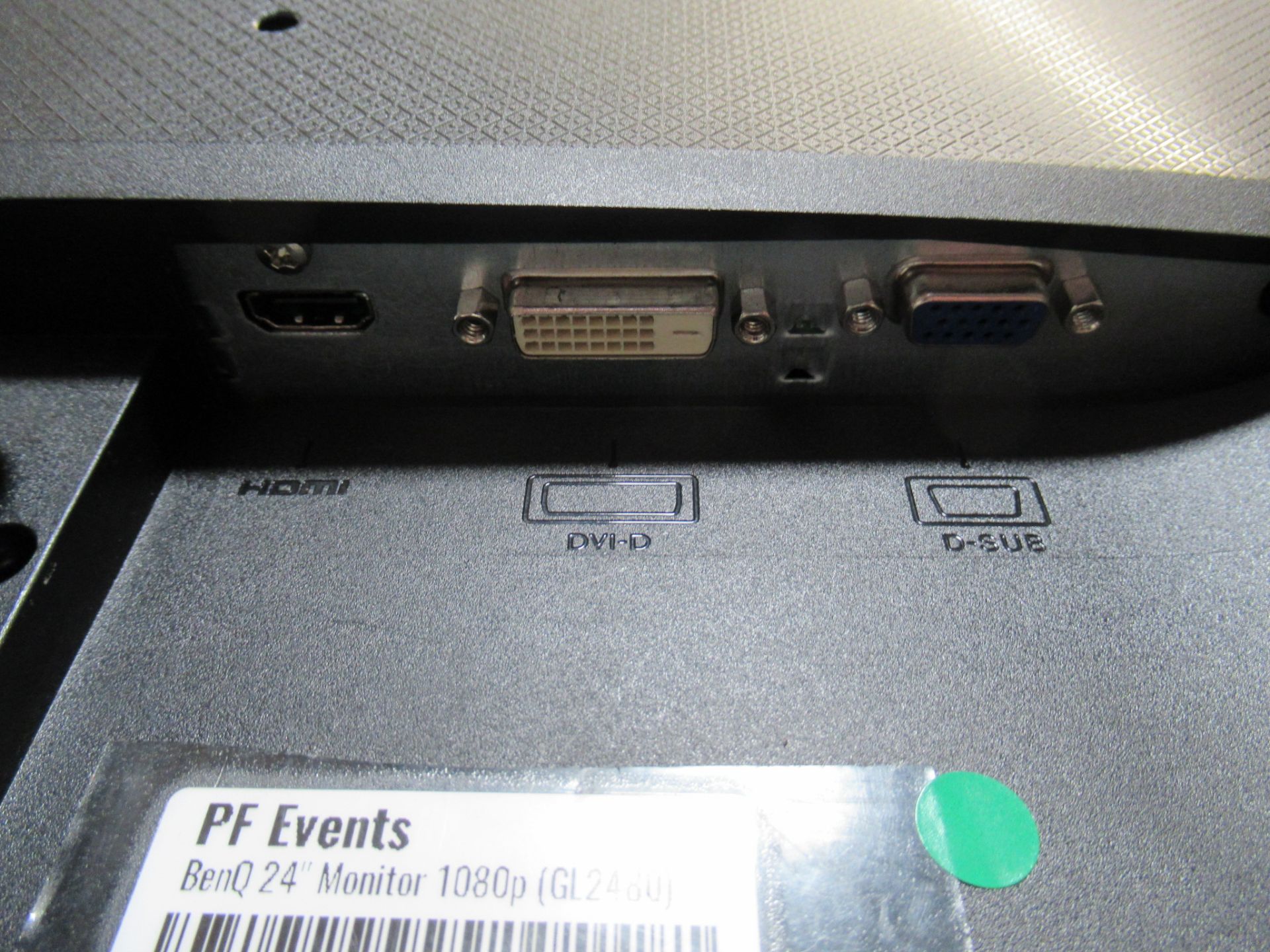 (3) BenQ GL2480 24" 1080 LED Monitors - Image 5 of 12