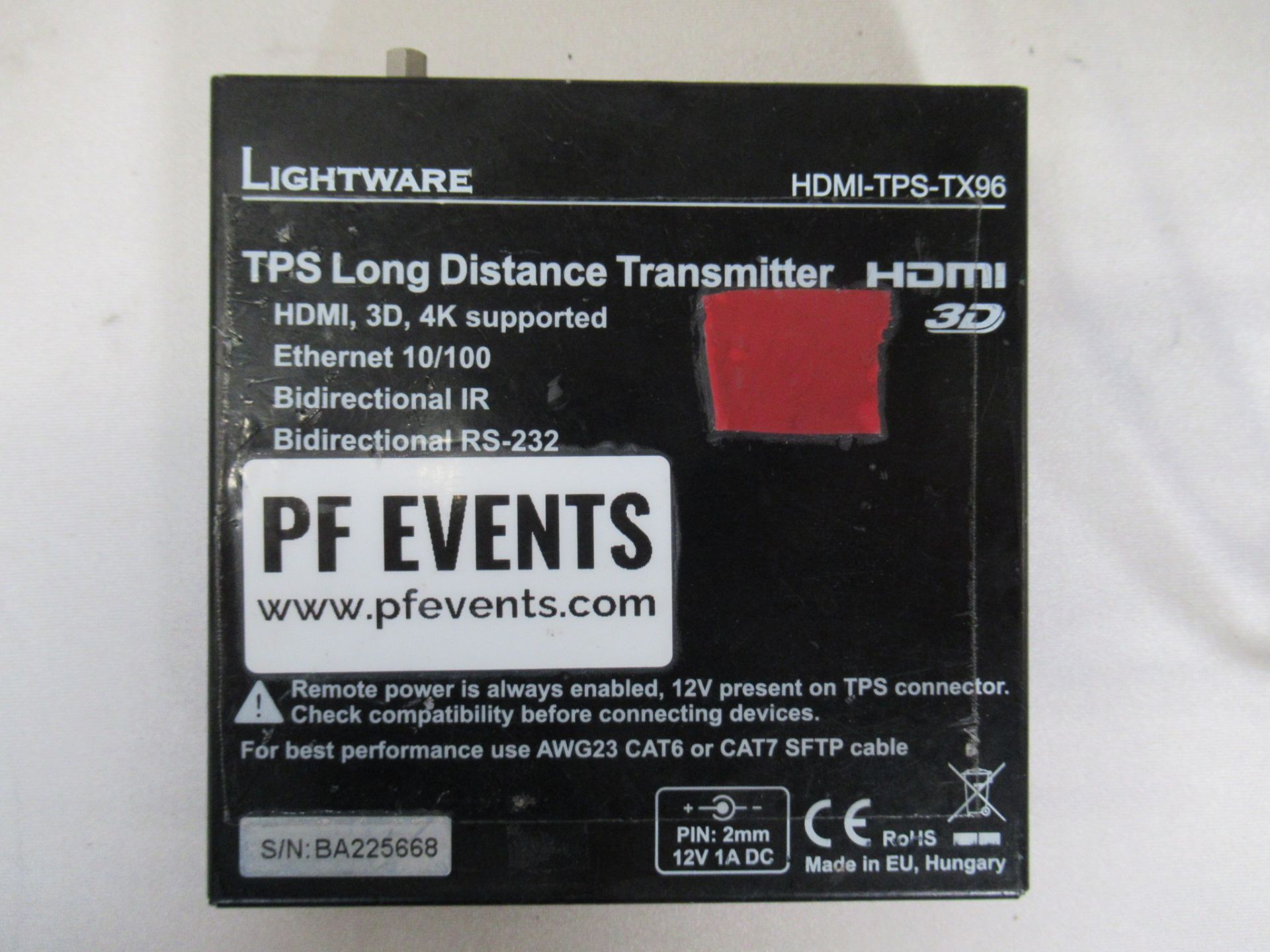 Lightware TPS Long distance receivers and transmitters - Image 8 of 16