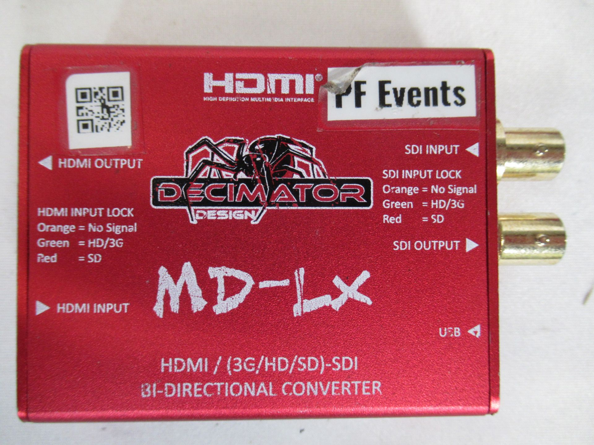 (4) Decimator Design MD-LX HDMI to SDI Bi-directional Converters - Image 2 of 7