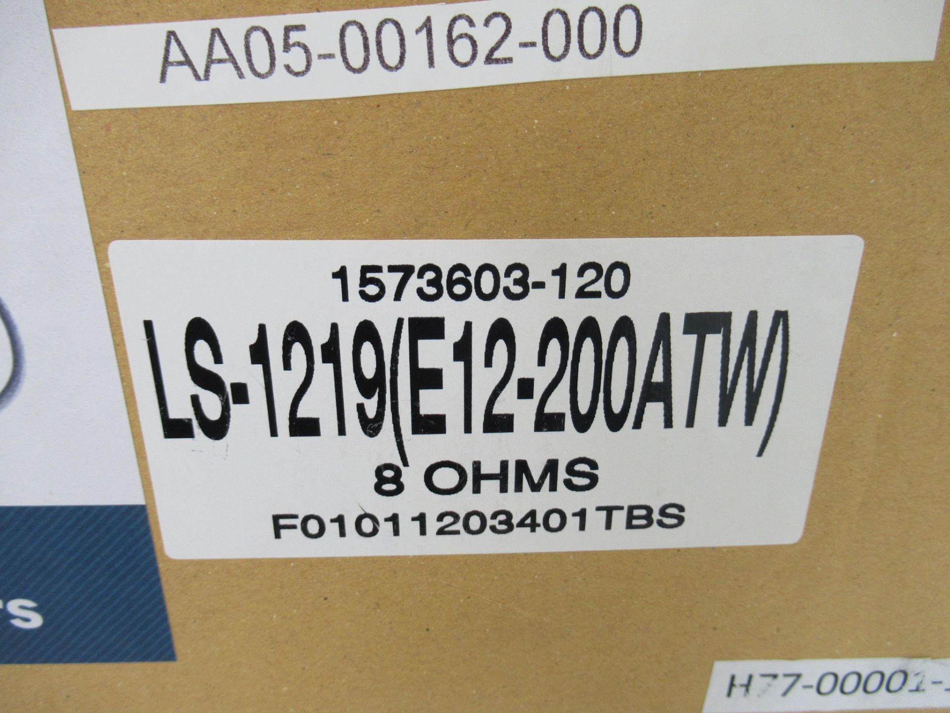 (2) Turbosound LS1219 (E12-200ATW) 12" replacement drivers, 8ohms - Image 9 of 10