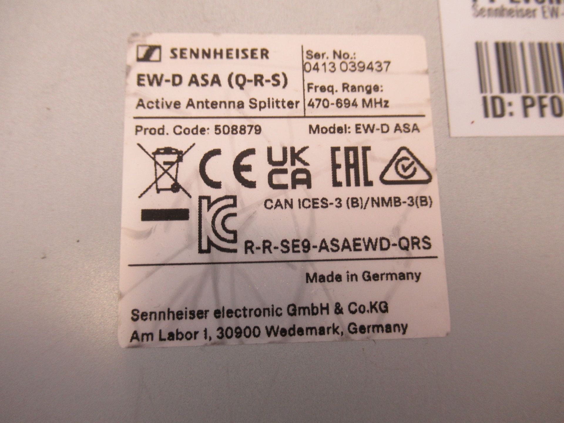 Sennheiser EW-D ASA Active Antenna Splitter - Image 5 of 7