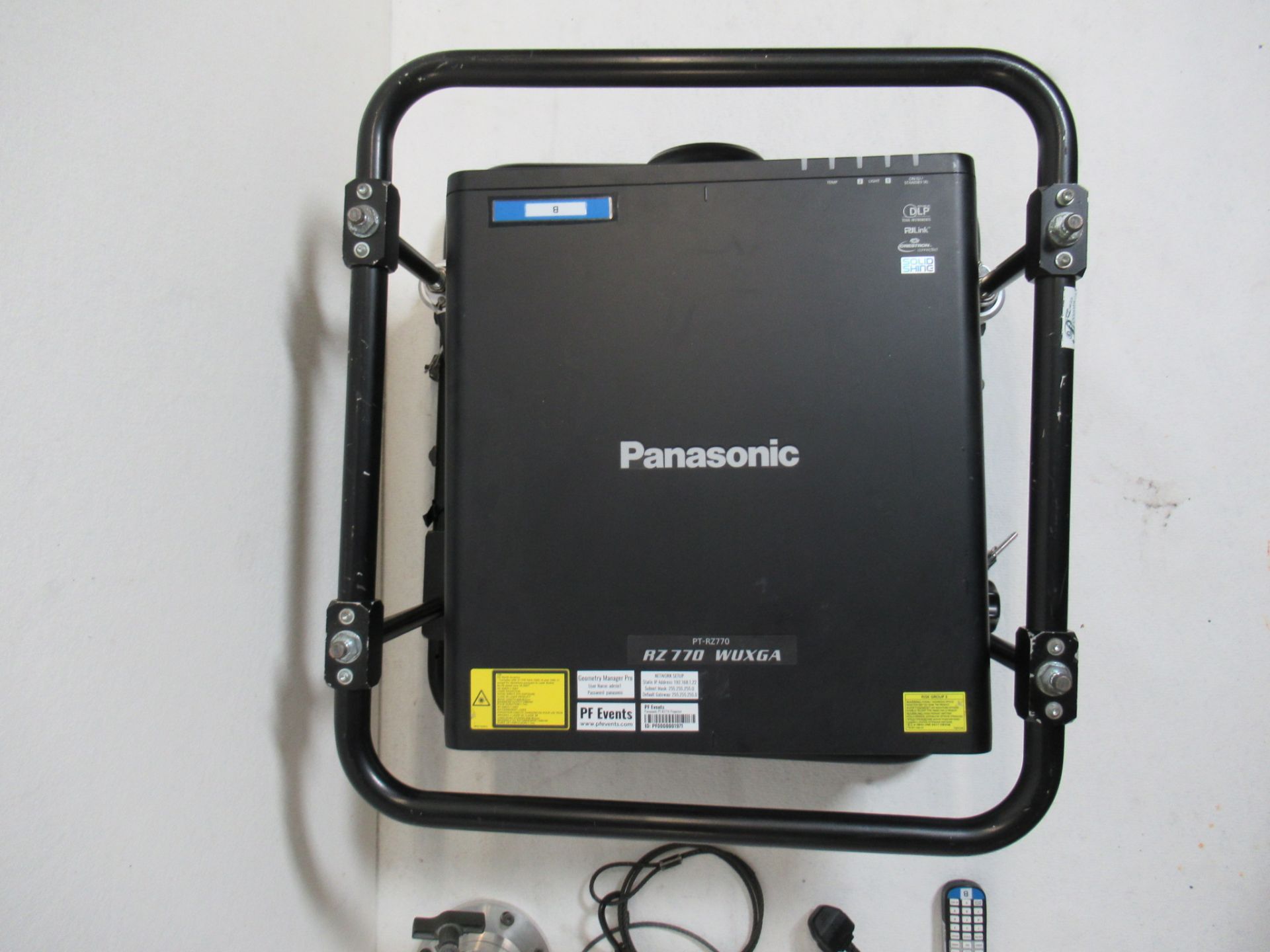 Panasonic PT-RZ770B WUXGA digital light processing projector - Image 3 of 18