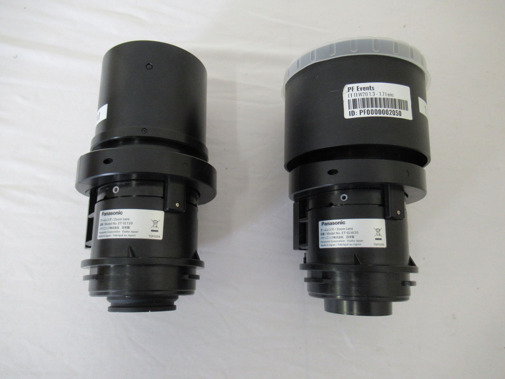 (2) Panasonic projection zoom lenses