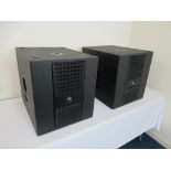 (2) DAS Audio Artec-S15 Black Subwoofers