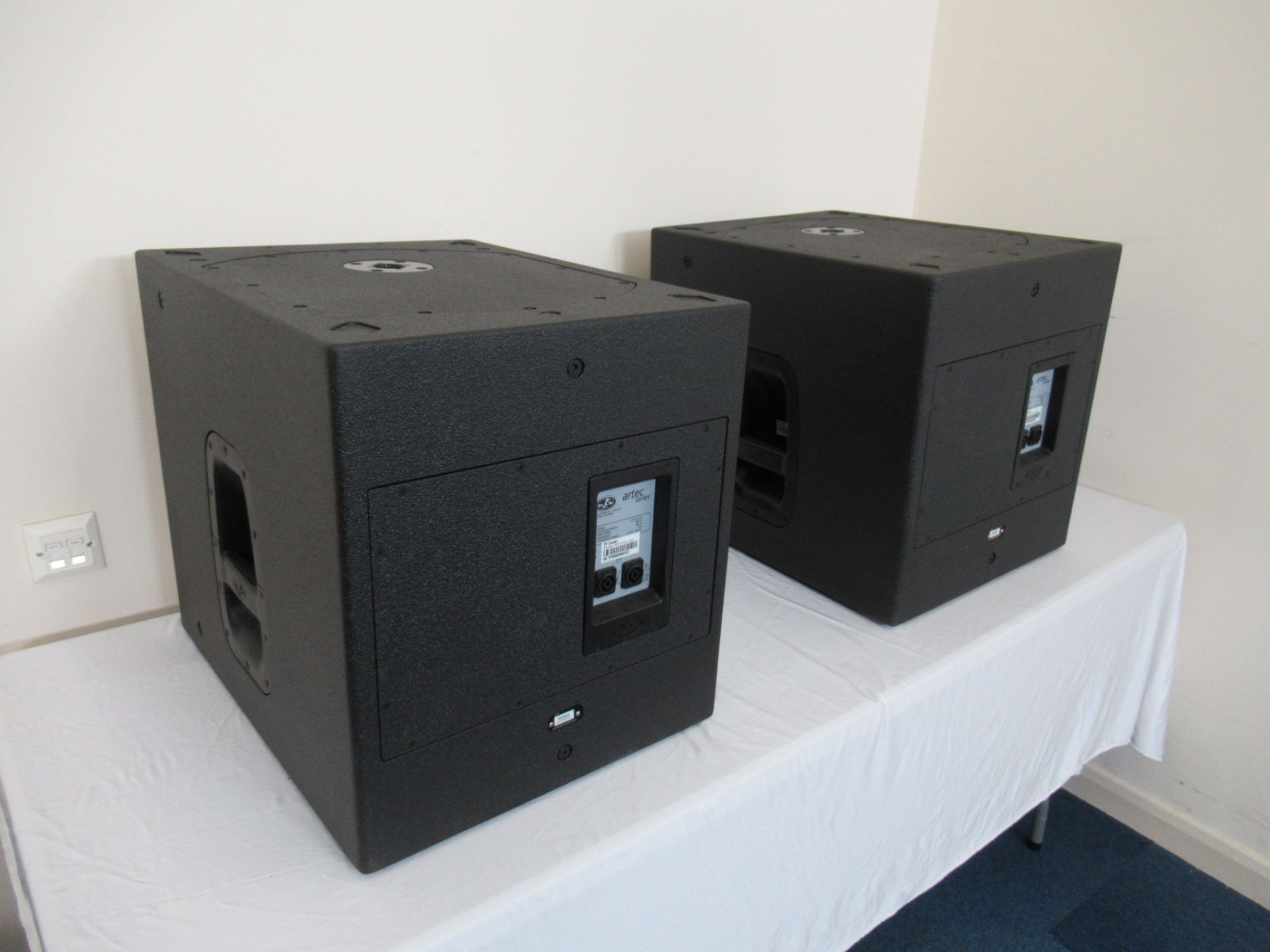 (2) DAS Audio Artec-S15 Black Subwoofers - Image 3 of 9