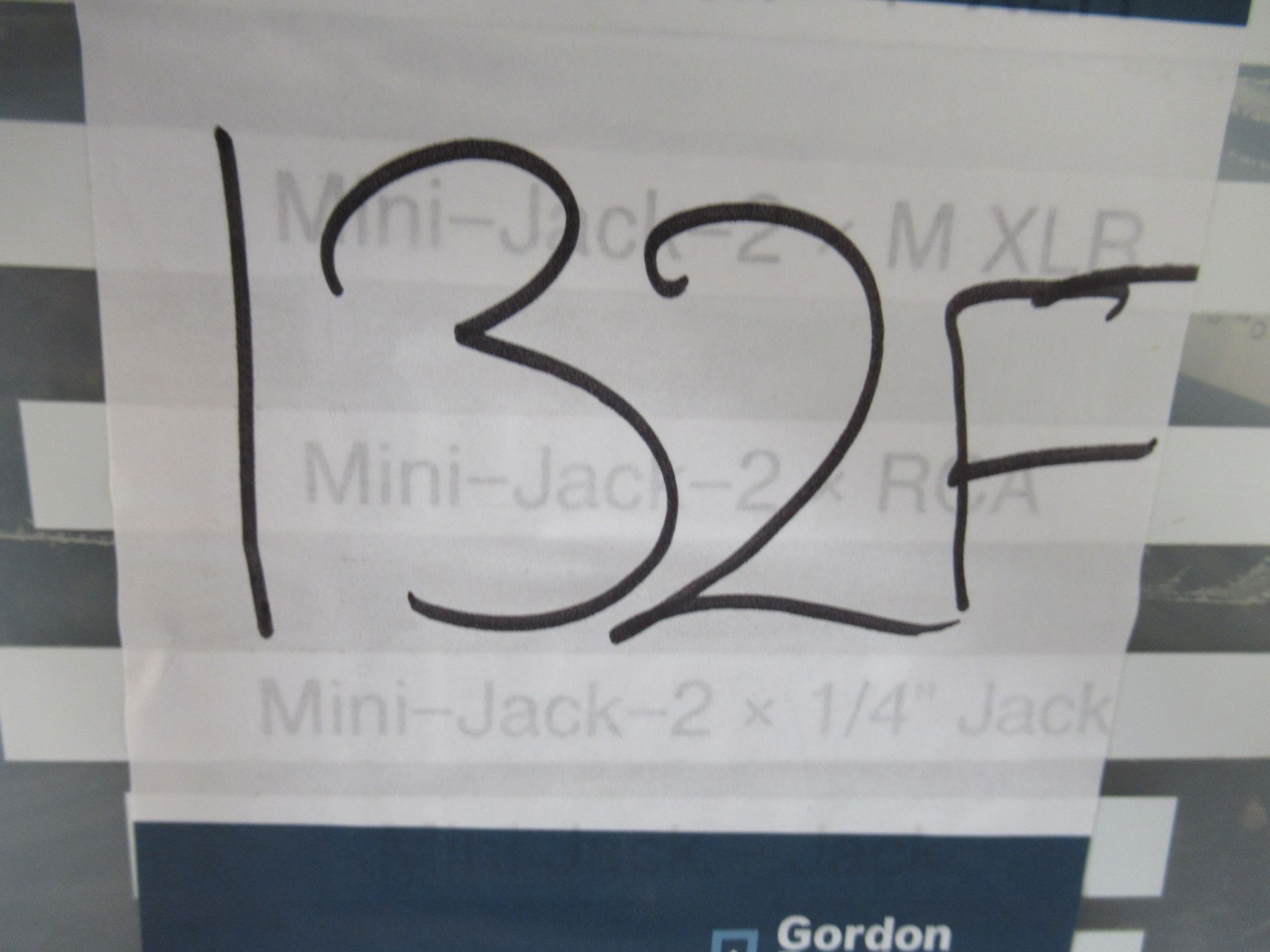 Quantity of Male Mini jack to RCA, 1/4" jack, M and F XLR and Female Mini Jack Cables - Image 9 of 9