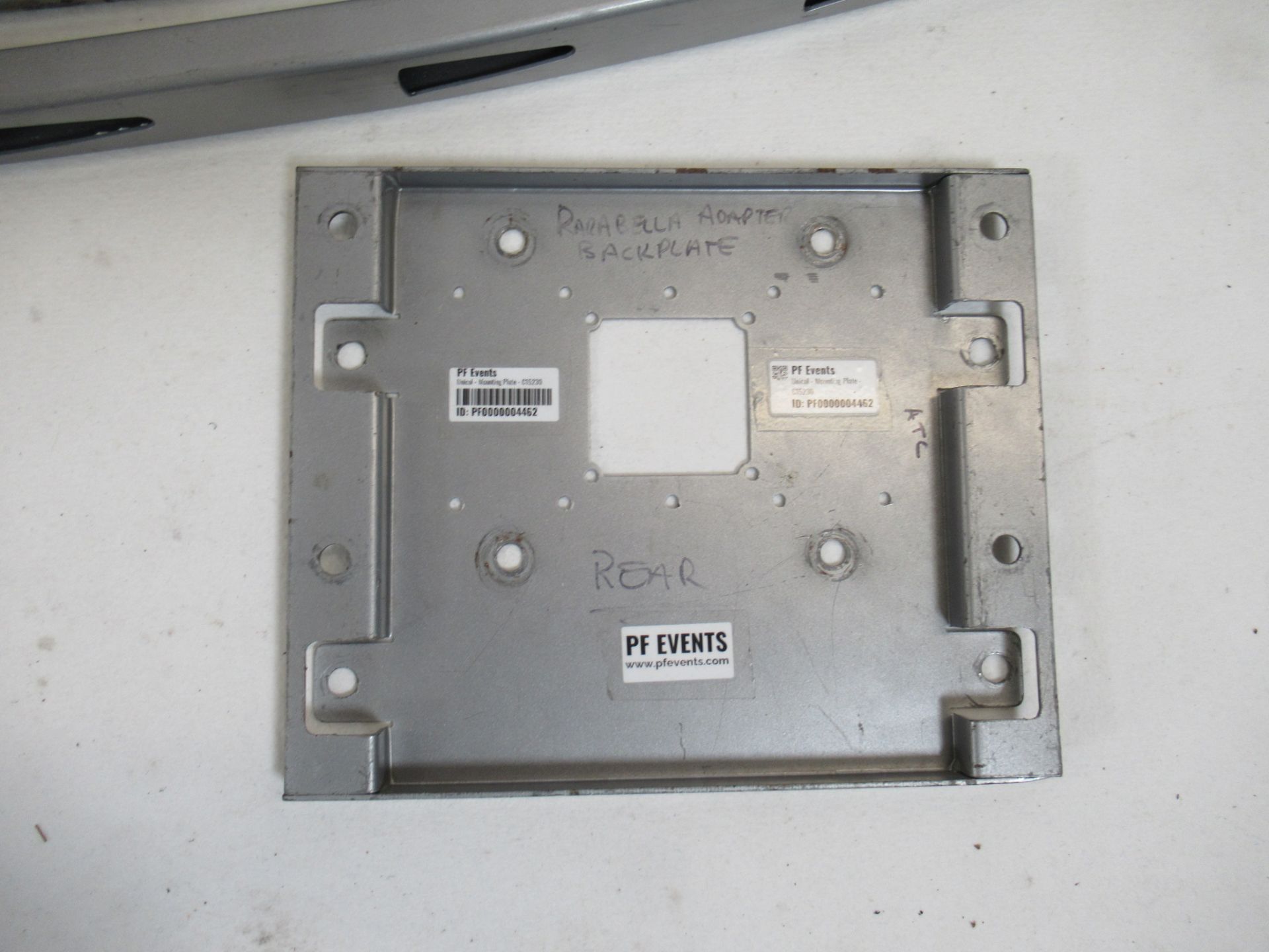 (2) Unicol Parabella heavy duty silver stands - Image 5 of 7