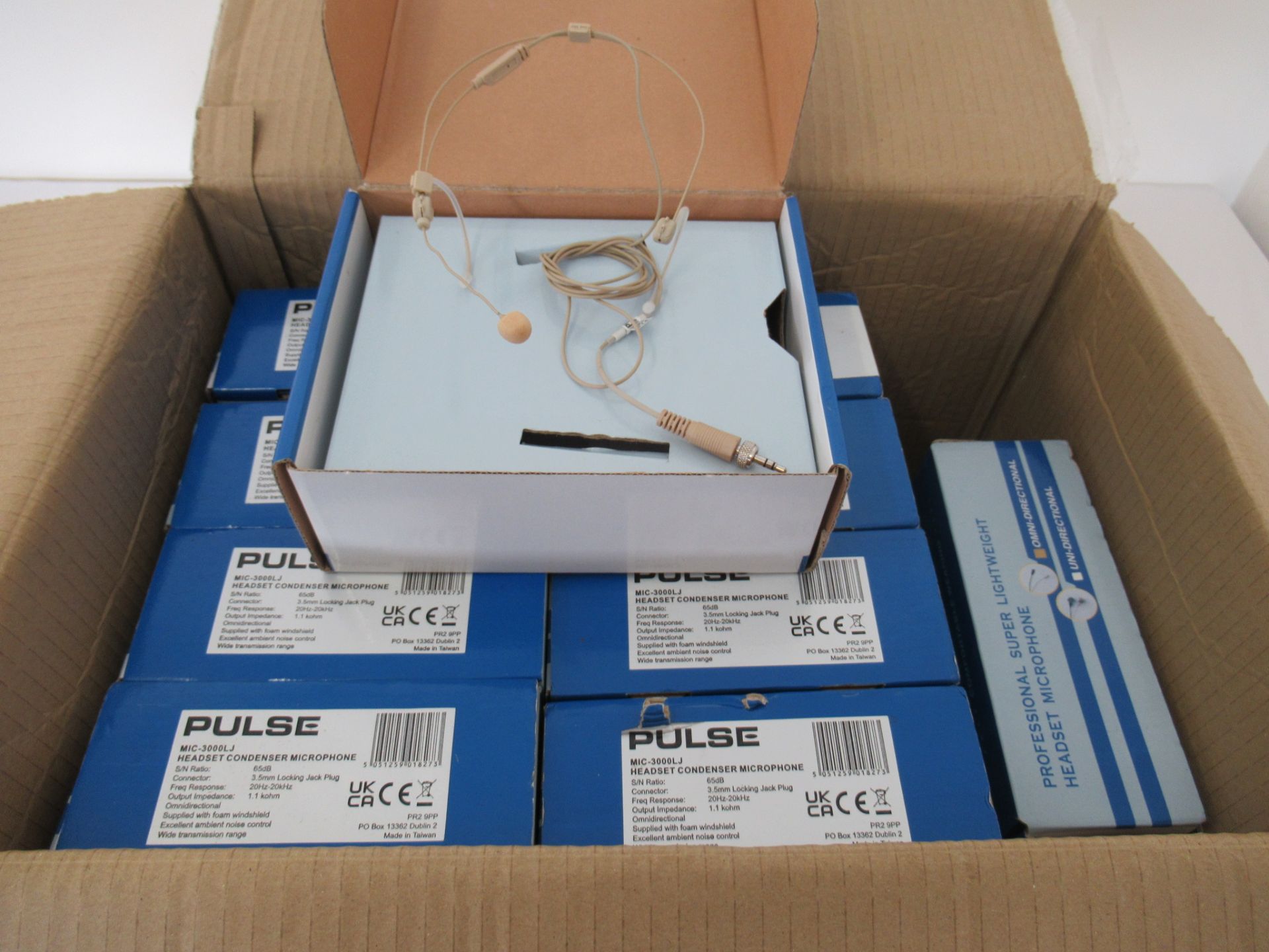 Ten Pulse MIC-3000LJ super light headset microphones