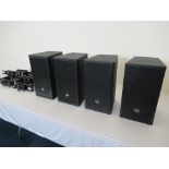 (4) DAS Audio Artec-508 Black Speakers