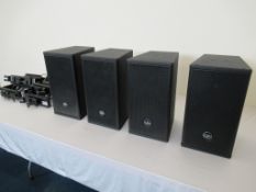 (4) DAS Audio Artec-508 Black Speakers