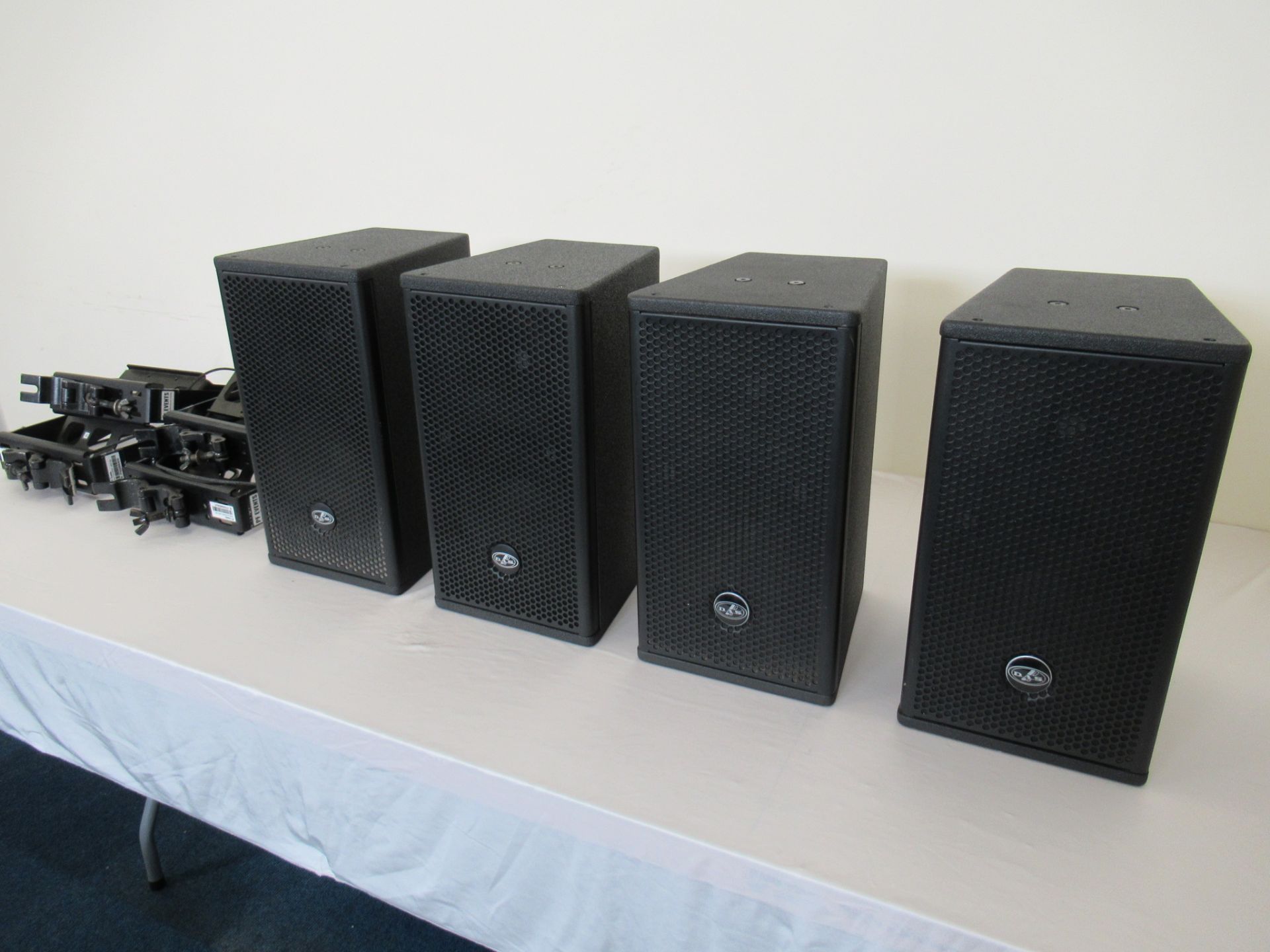 (4) DAS Audio Artec-508 Black Speakers