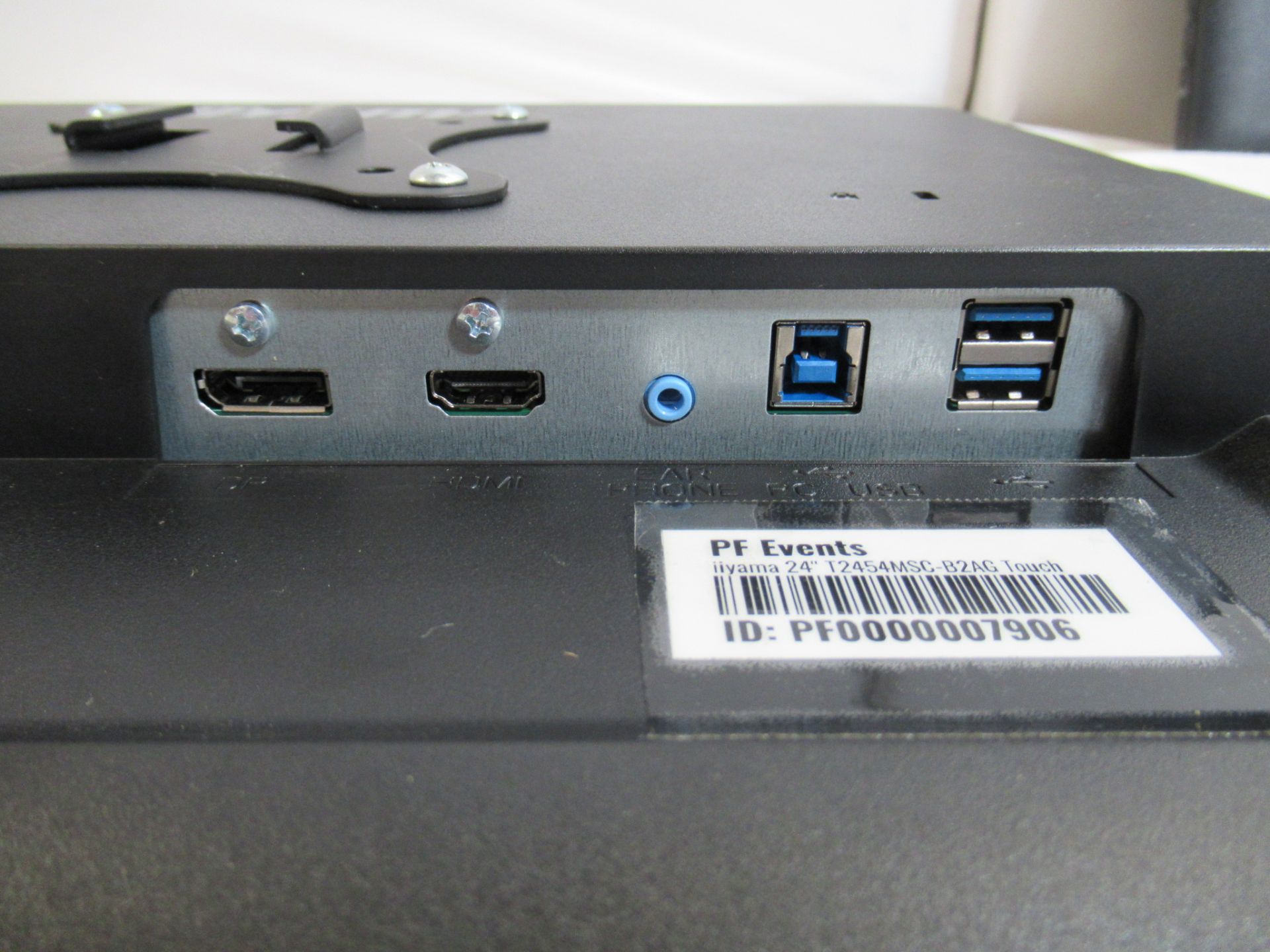 (2) iiyama ProLite T2452MSC-B1AG 24" LCD Touchscreen Monitors - Image 4 of 7