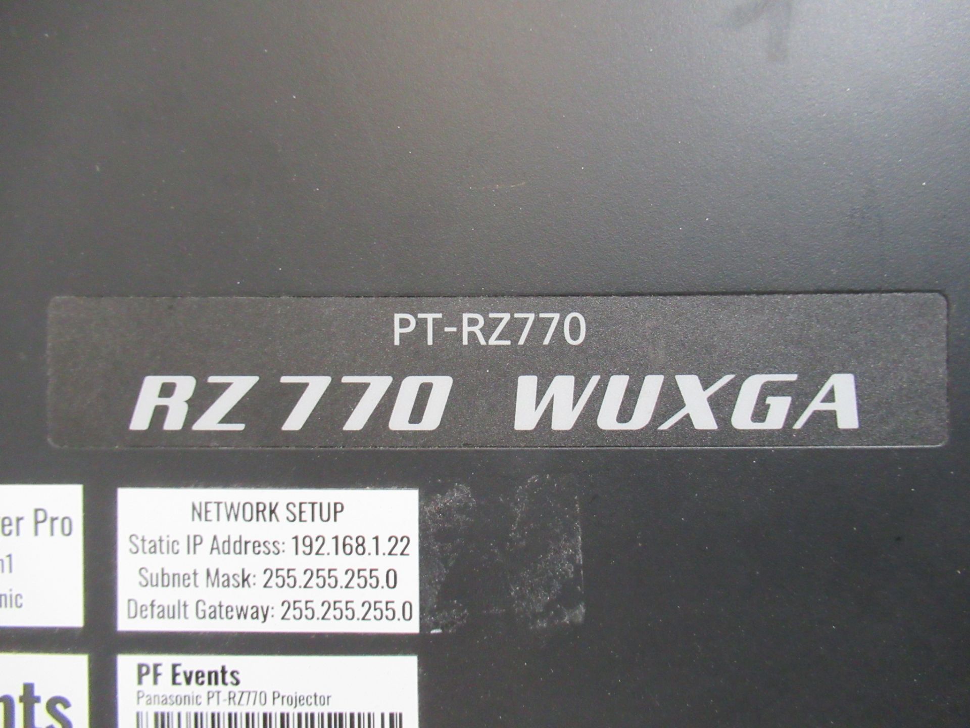 Panasonic PT-RZ770B WUXGA digital light processing projector - Image 4 of 18
