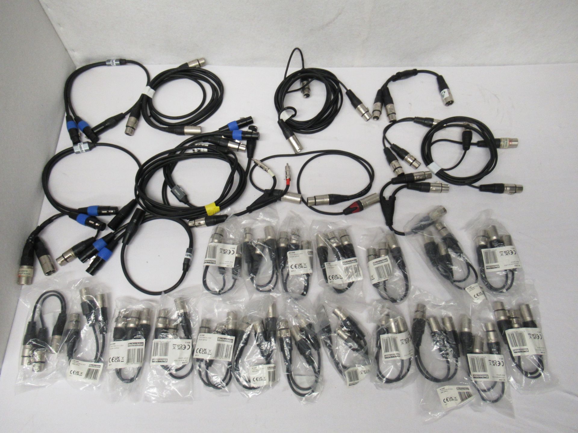 Quantity of XLR Y split cables