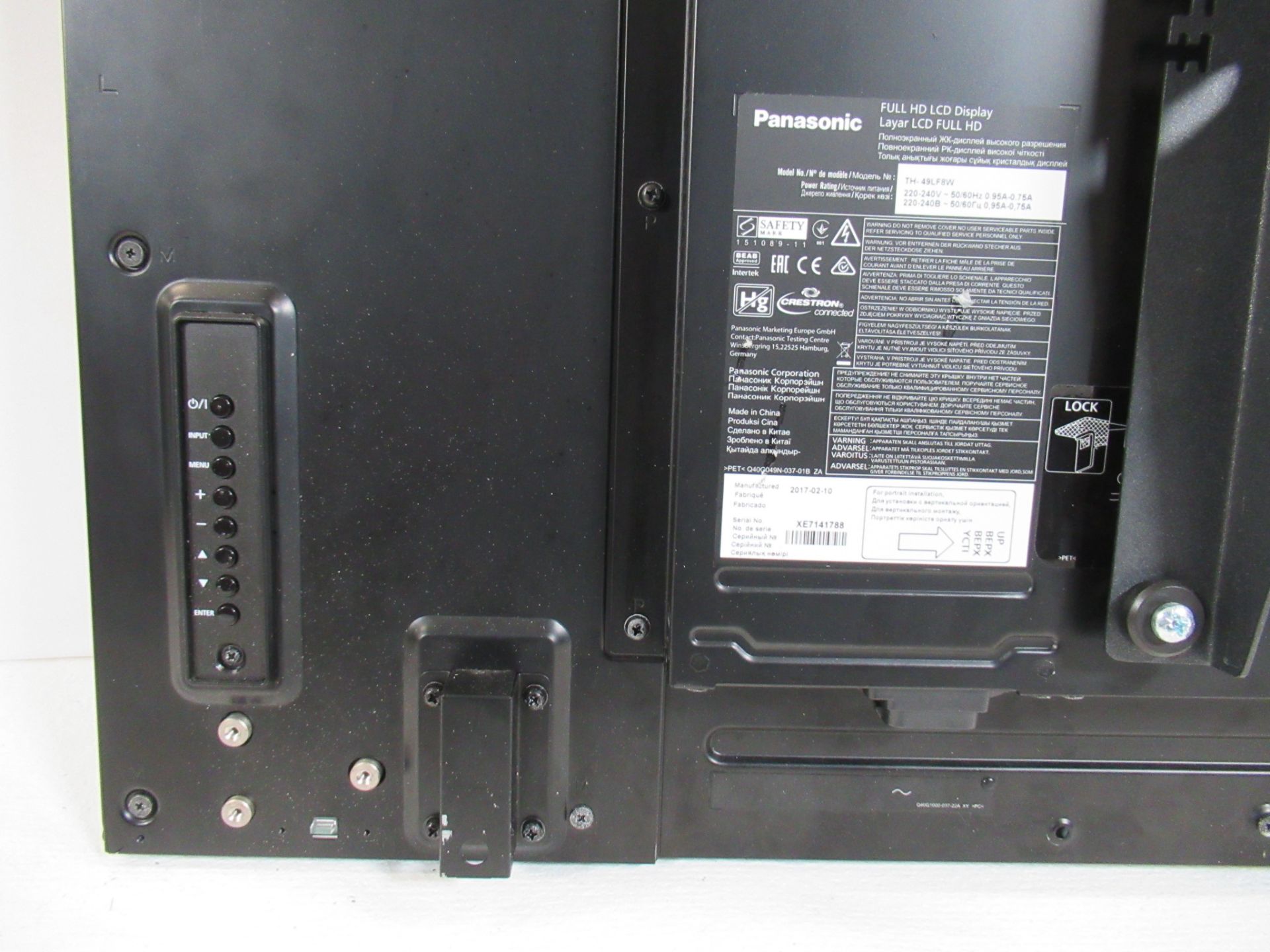 Panasonic TH-49LF8W 49" Monitor - Image 8 of 13