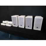(4) DAS Audio Artec-508 White Speakers