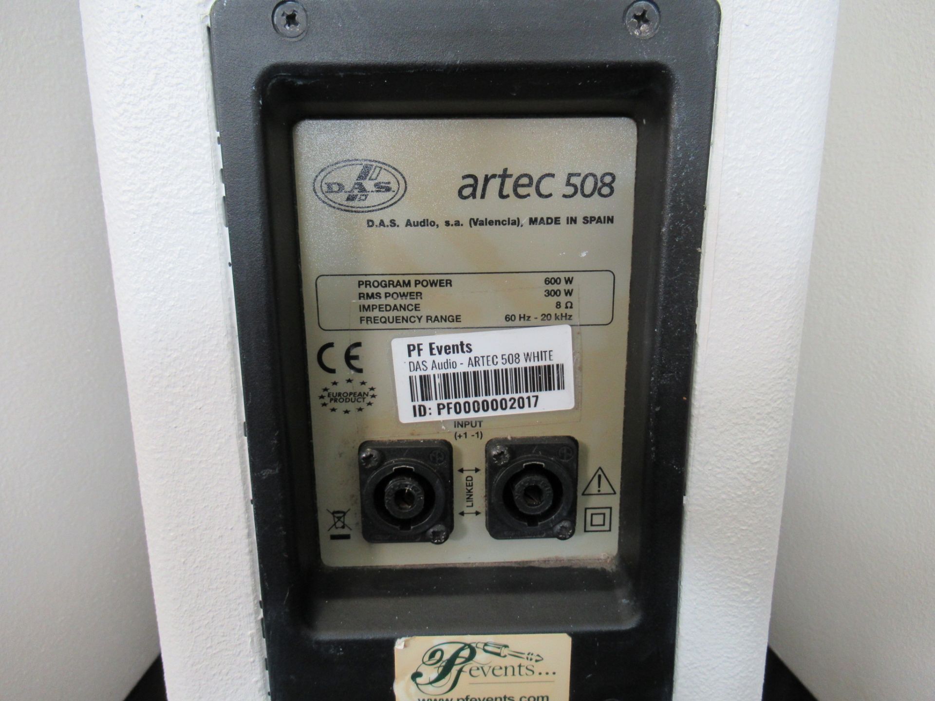 (4) DAS Audio Artec-508 White Speakers - Image 7 of 18