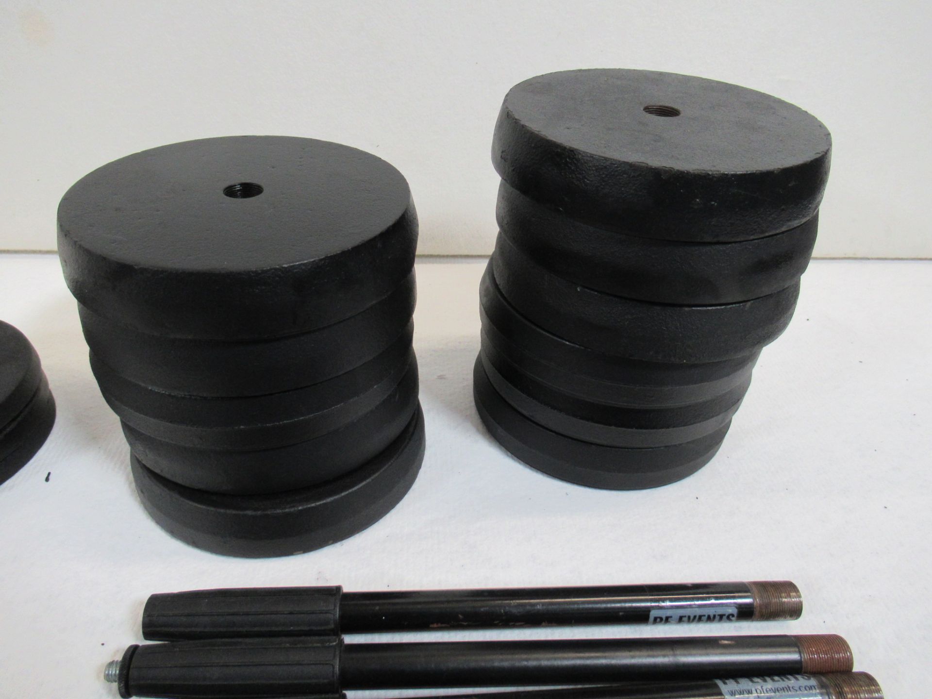 Round base short telescopic microphone stands - Image 5 of 7