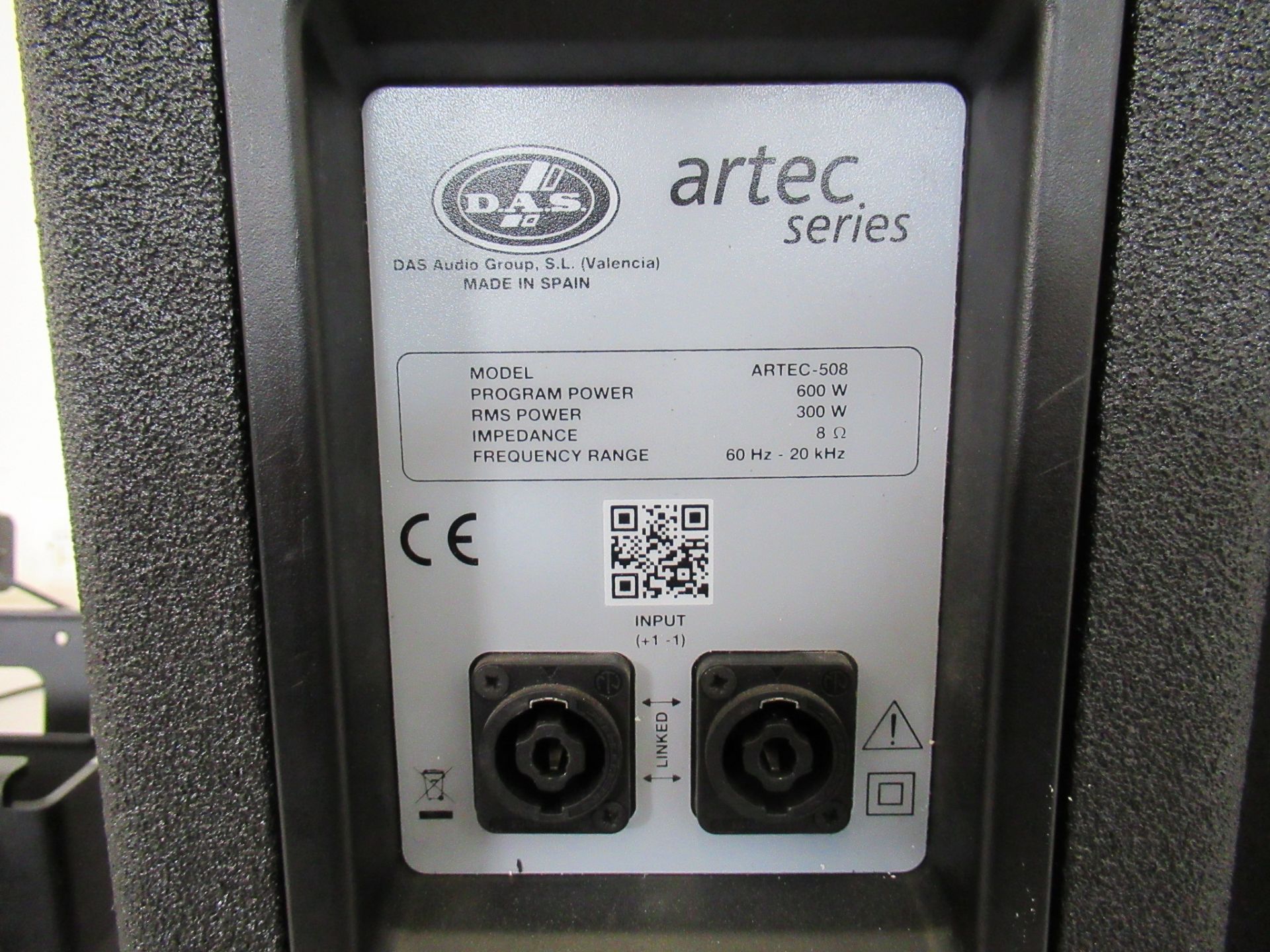 (4) DAS Audio Artec-508 Black Speakers - Image 5 of 19