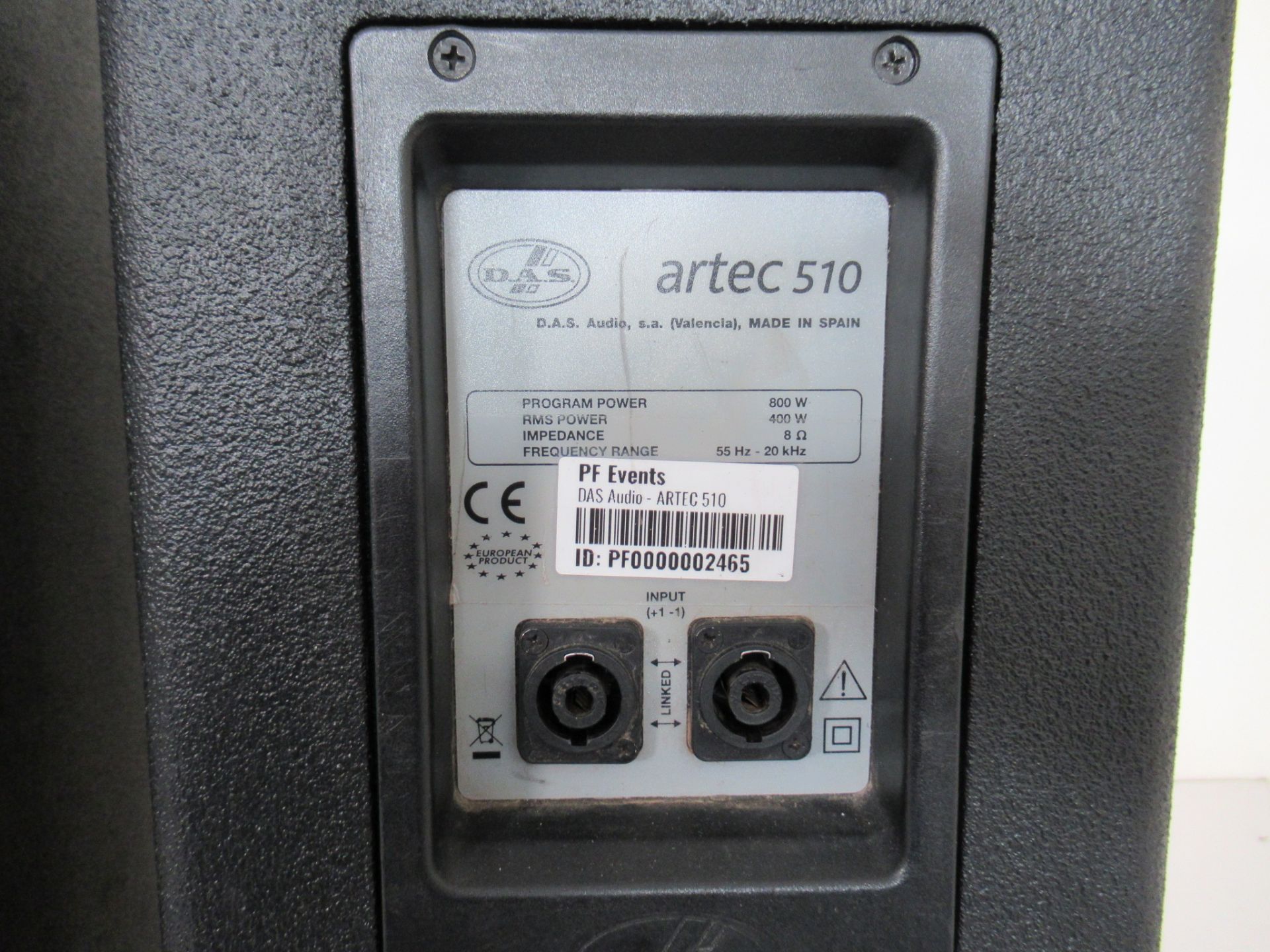 (2) DAS Audio Artec-510 Black Speakers - Image 7 of 12