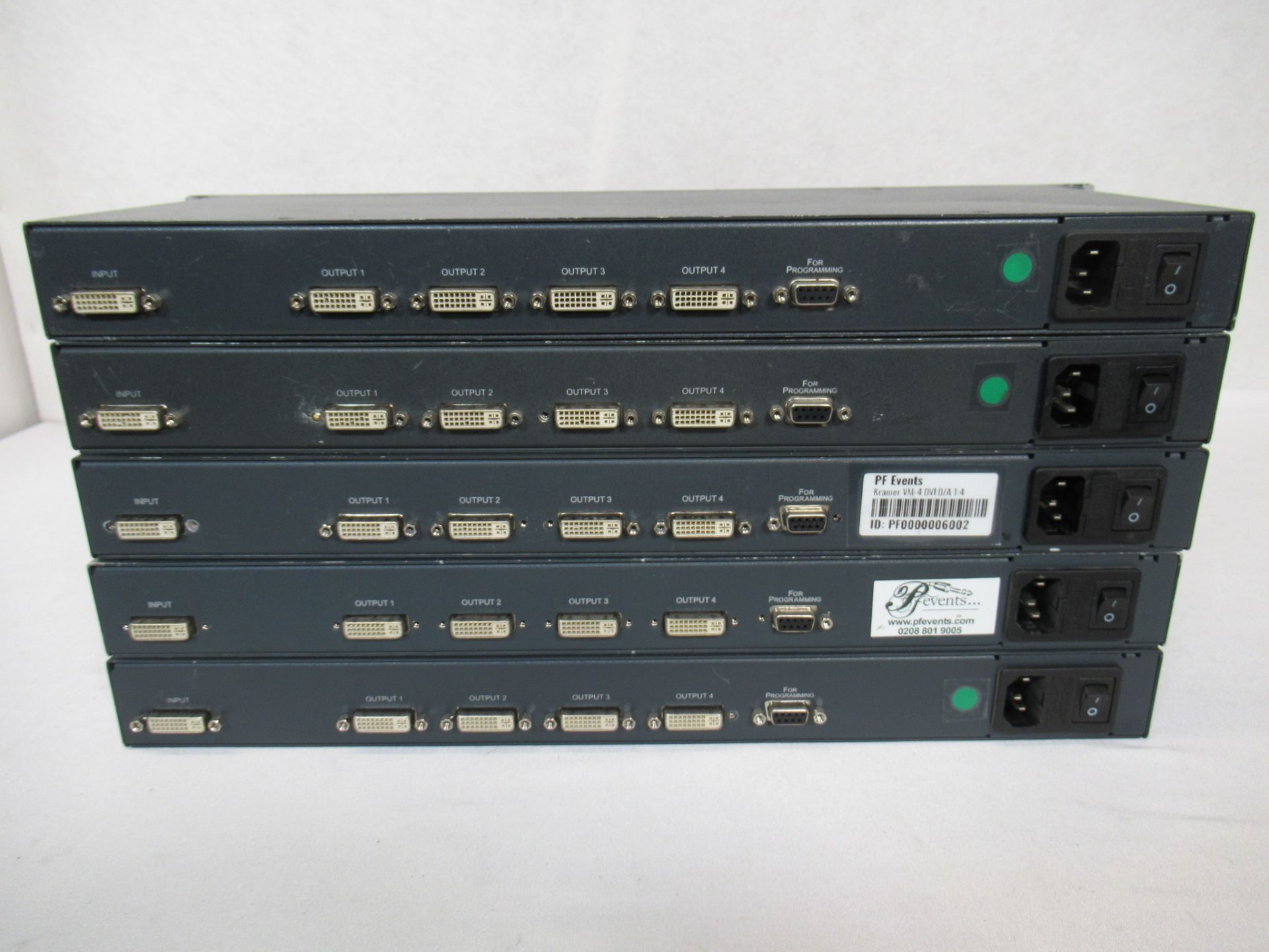 (5) Kramer VM-4HDCPXL 1:4 DVI distribution amplifiers - Image 6 of 13