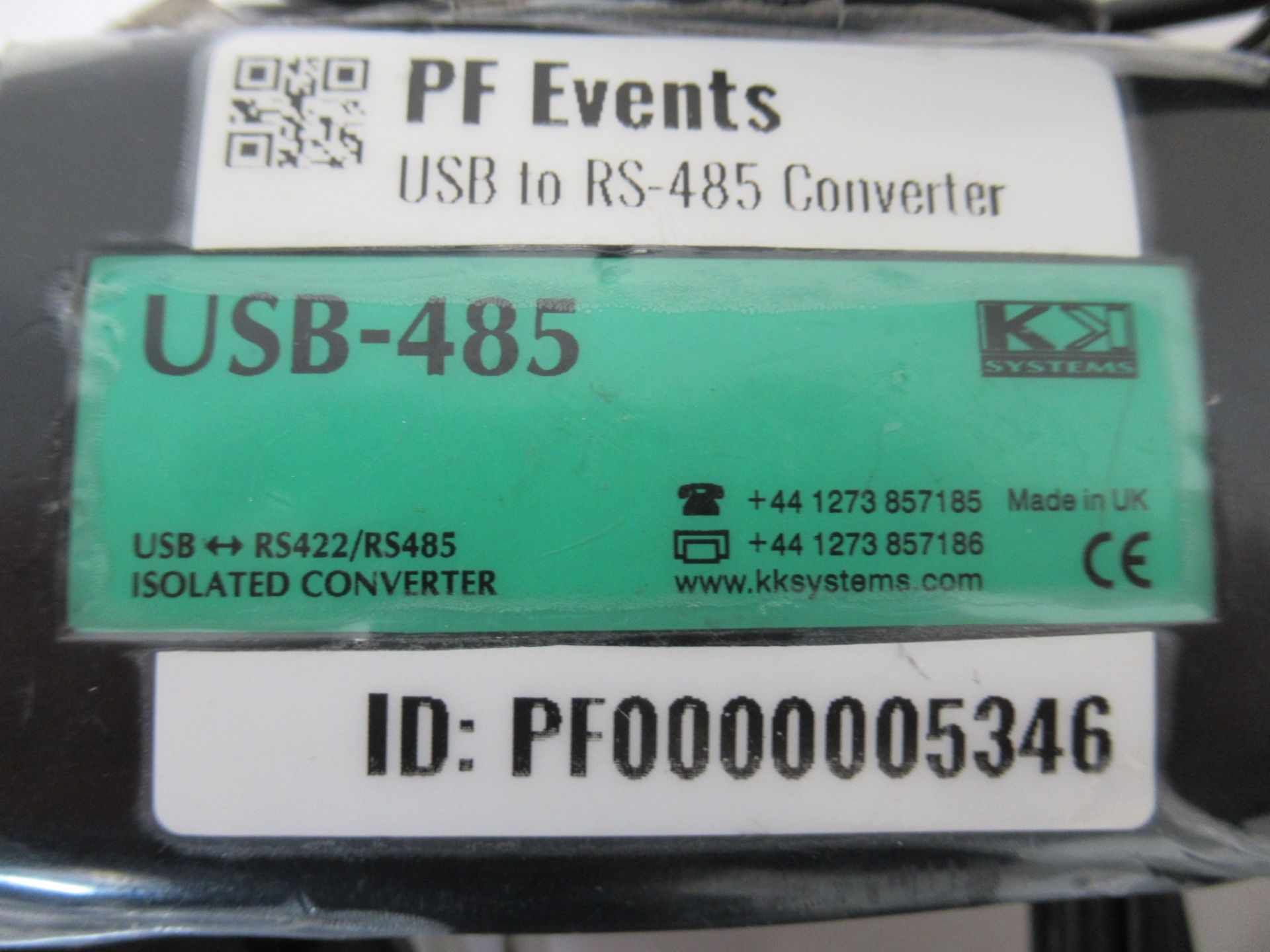 (2) KK Systems USB to RS485 isolated converters & (1) USB to RS232 adapter cable - Image 3 of 8