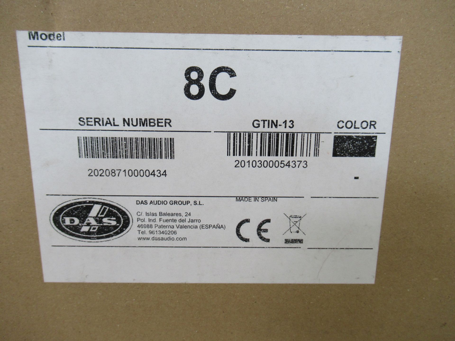 (3) DAS Audio 8C replacement drivers - Image 2 of 7