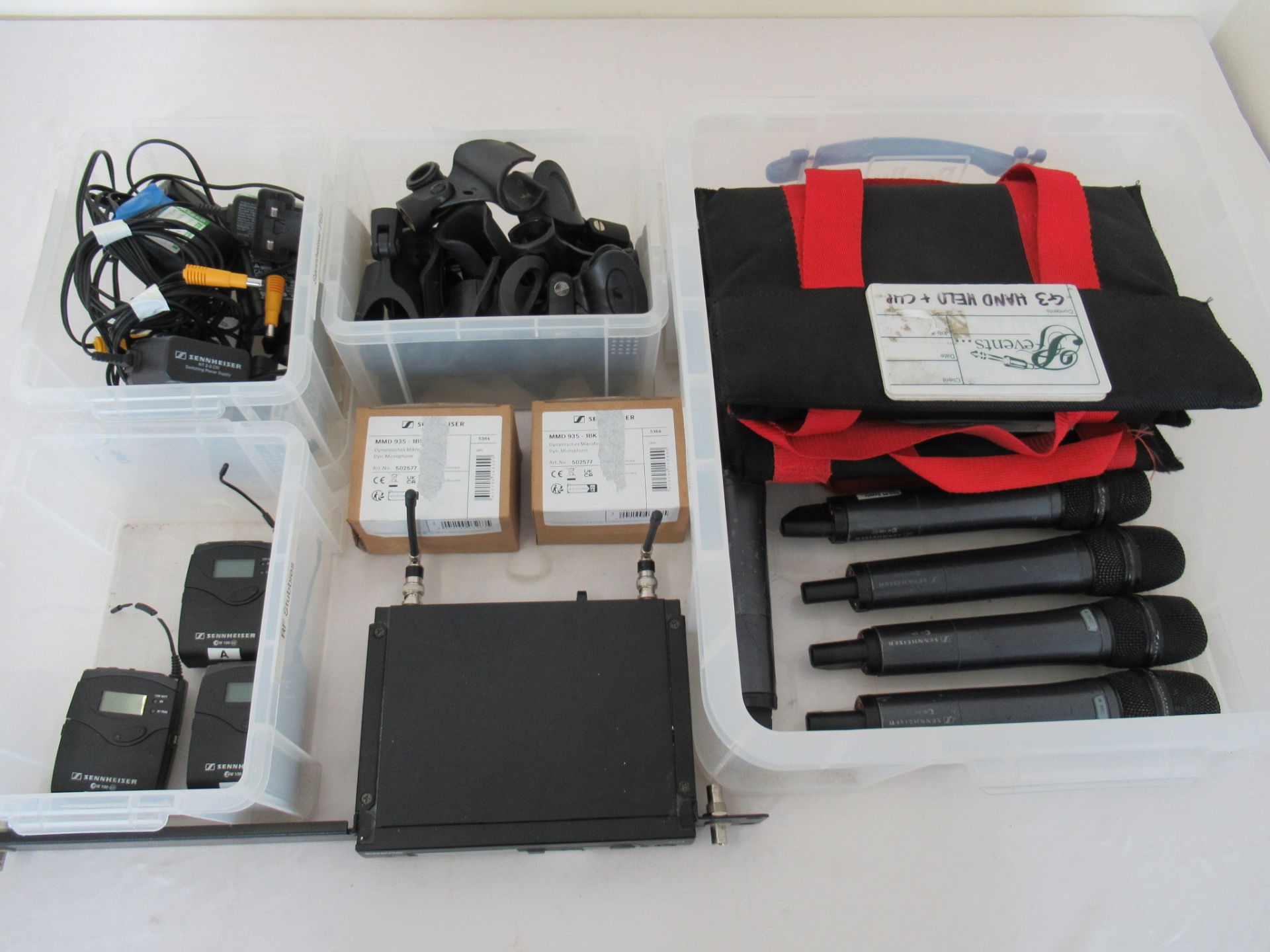 Assorted Sennheiser and other Wireless microphone system parts - Image 7 of 16