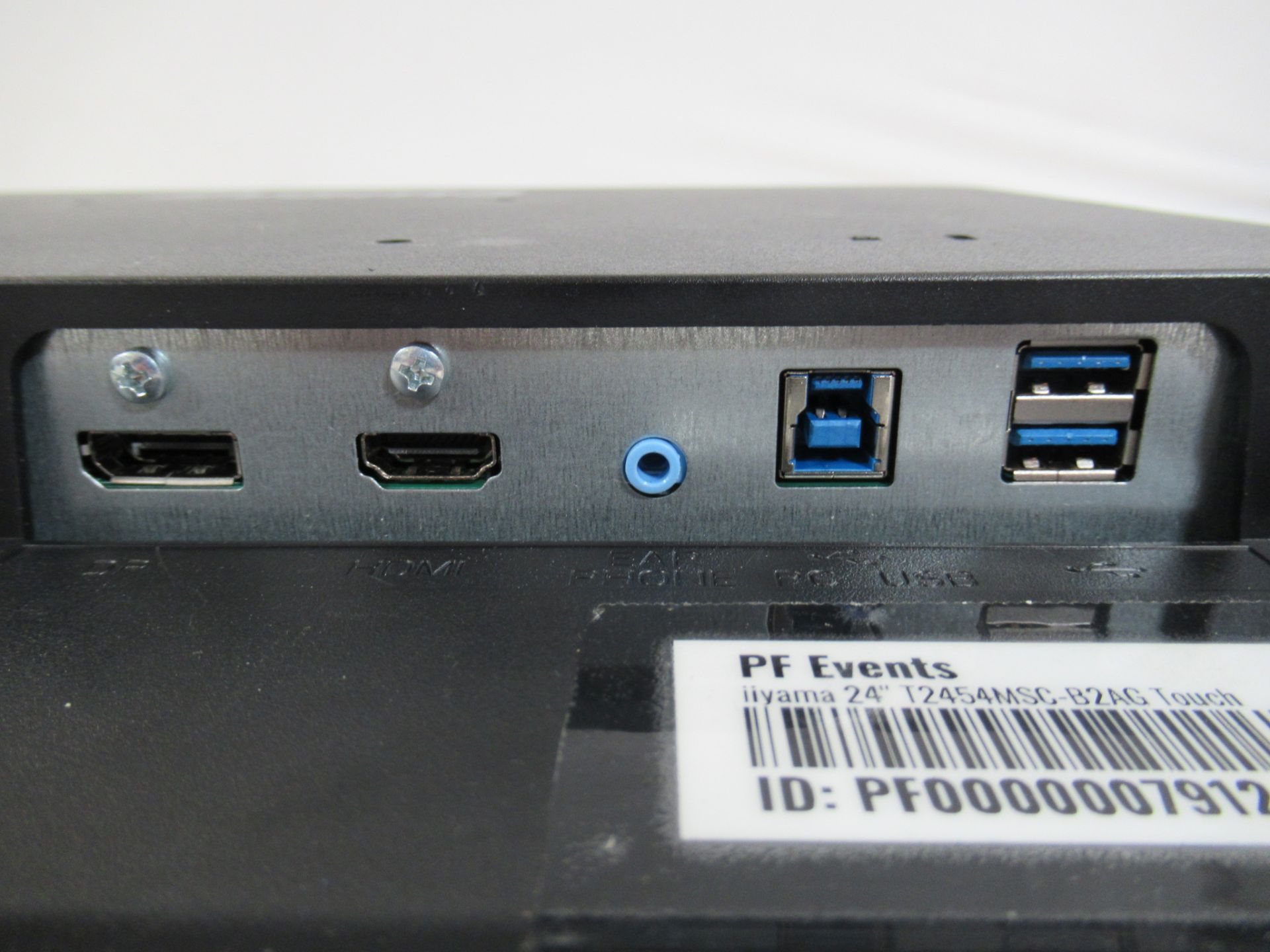 (2) iiyama ProLite T2452MSC-B1AG 24" LCD Touchscreen Monitors - Image 5 of 8