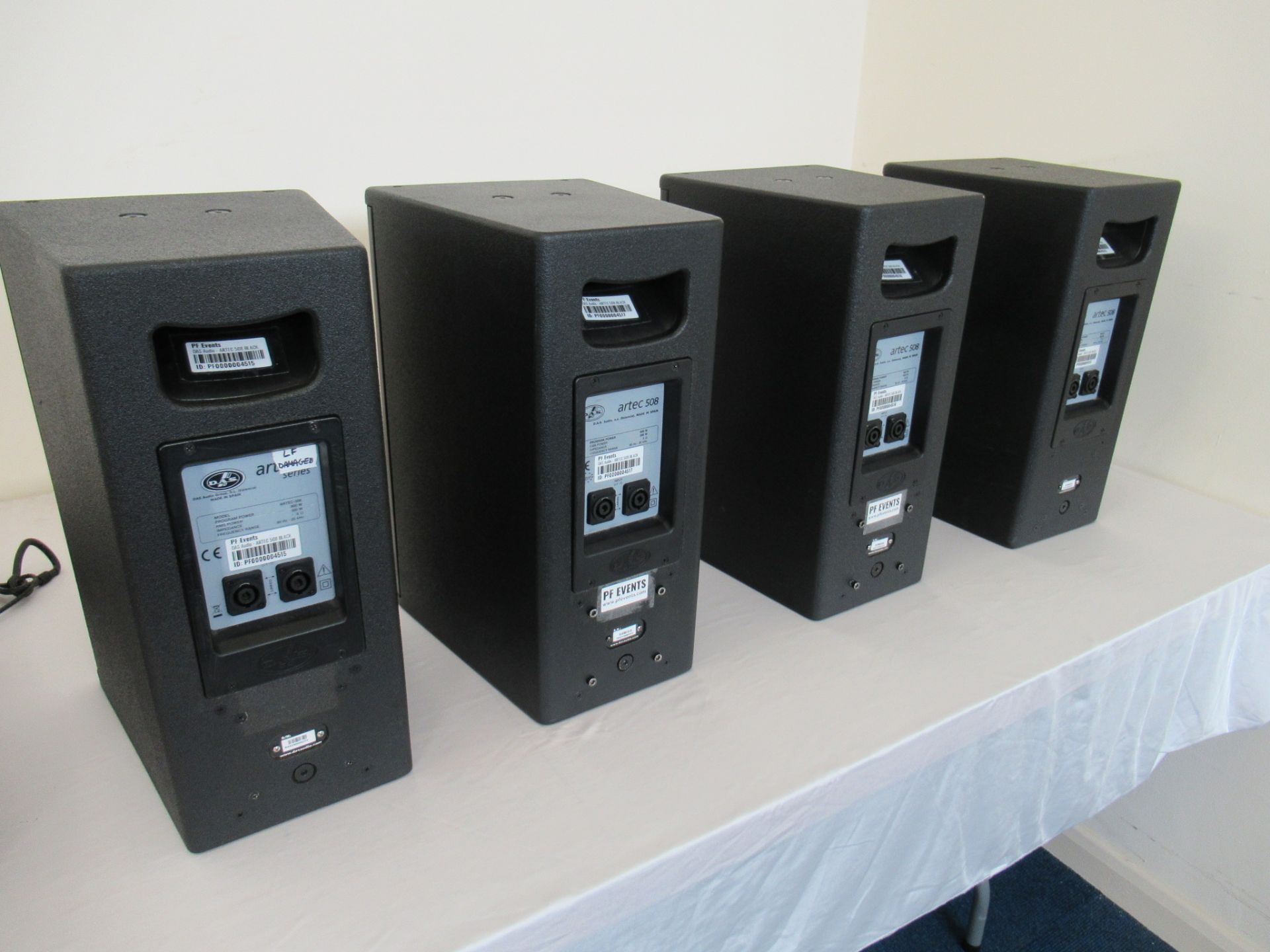 (4) DAS Audio Artec-508 Black Speakers - Image 4 of 20