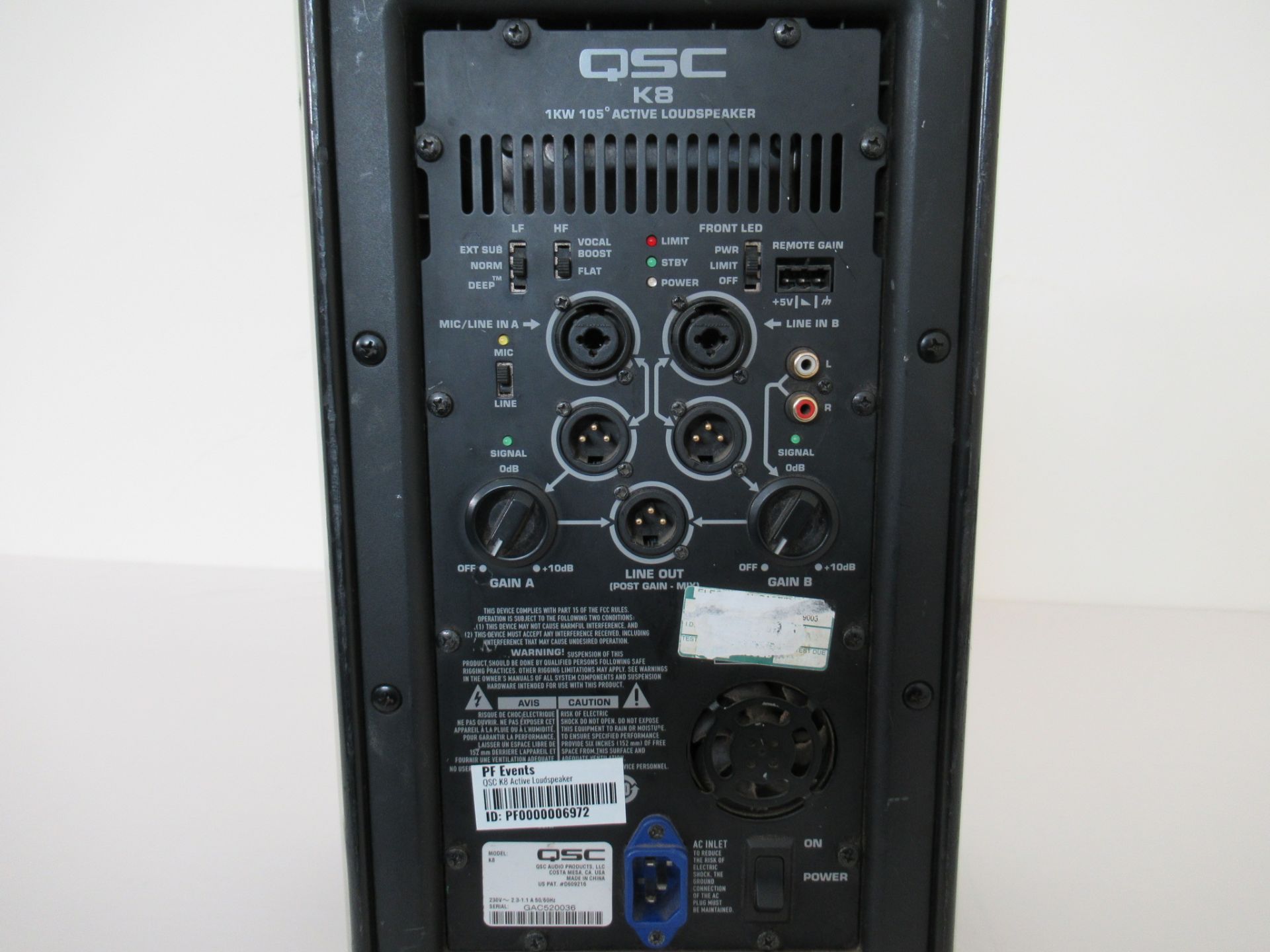 QSC K8 Active Loudspeaker - Image 5 of 7
