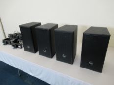 (4) DAS Audio Artec-508 Black Speakers