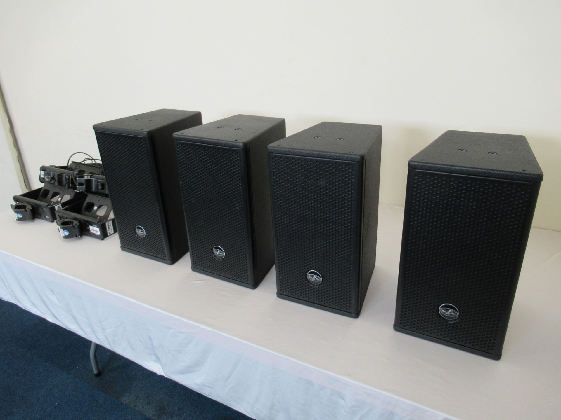 (4) DAS Audio Artec-508 Black Speakers