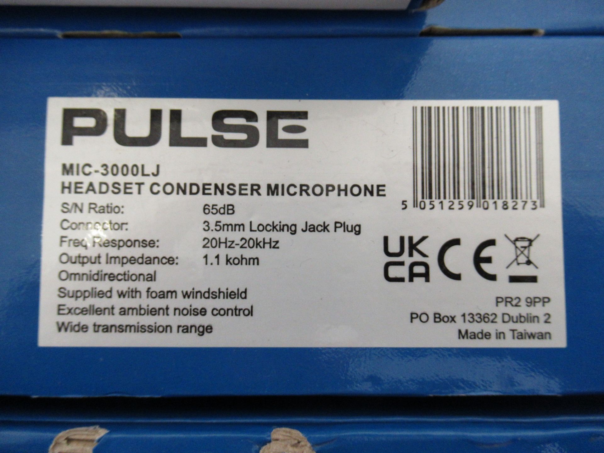 Ten Pulse MIC-3000LJ super light headset microphones - Image 3 of 4