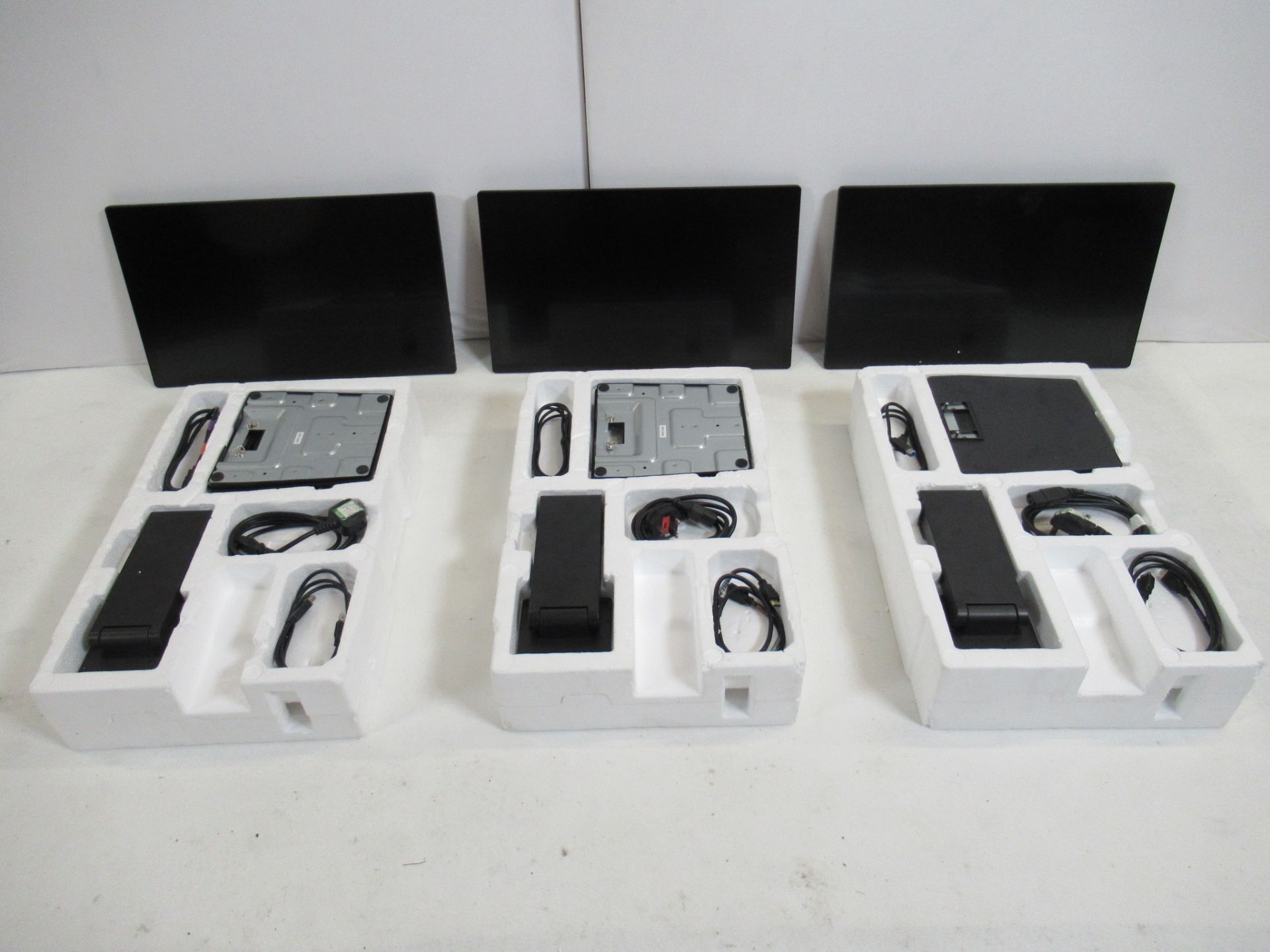 (3) iiyama ProLite T2452MSC-B1AG 24" LCD Touchscreen Monitors