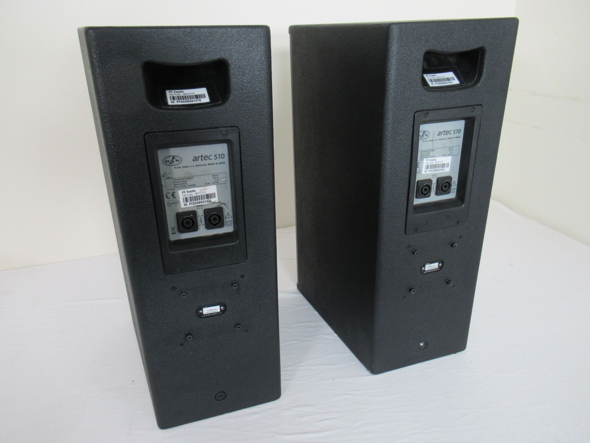 (2) DAS Audio Artec-510 Black Speakers - Image 4 of 12