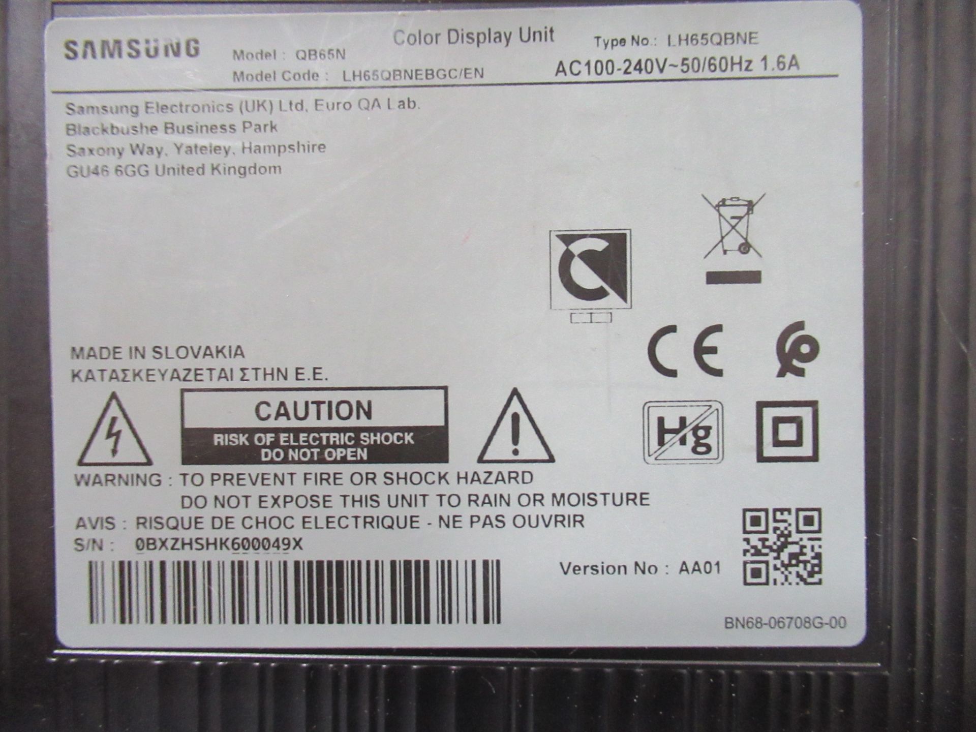 Samsung QB65N QBN Series - 65" LED-backlit LCD display - 4K - Image 9 of 14