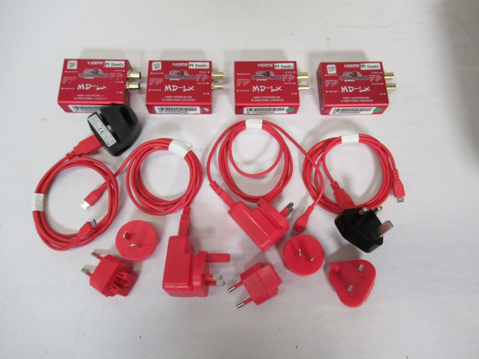 (4) Decimator Design MD-LX HDMI to SDI Bi-directional Converters