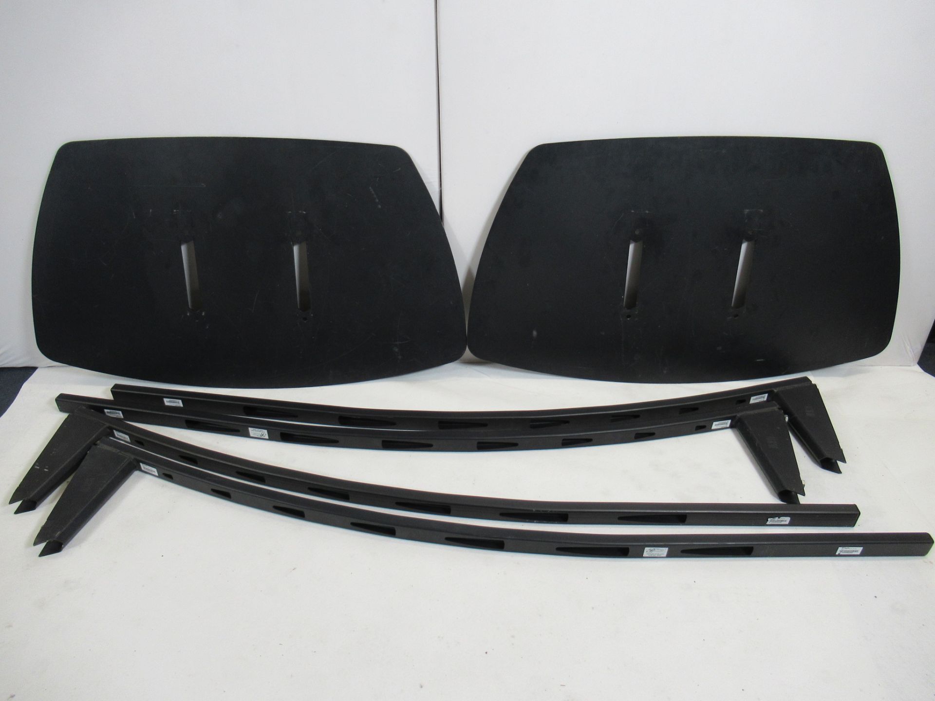 (2) Unicol Parabella heavy duty black stands