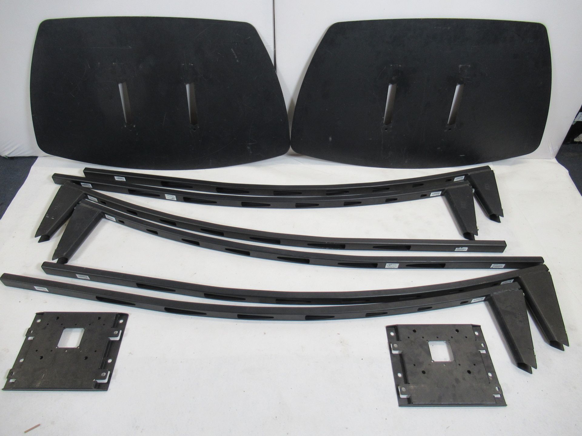 (2) Unicol Parabella heavy duty black stands - Image 3 of 7