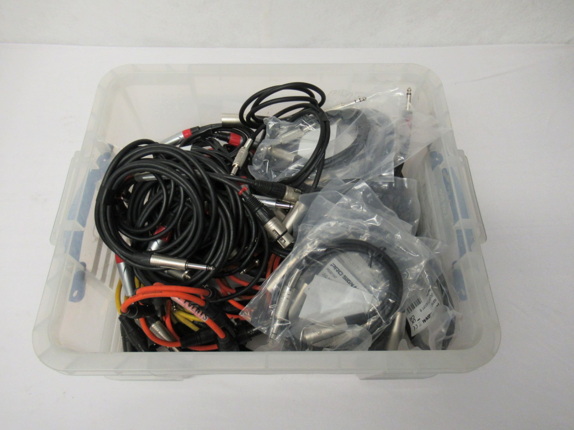 Quantity of balanced or unbalanced 1/4" Jack to M or F XLR adaptor cables