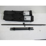 (4) K&M black distance rods in soft bags