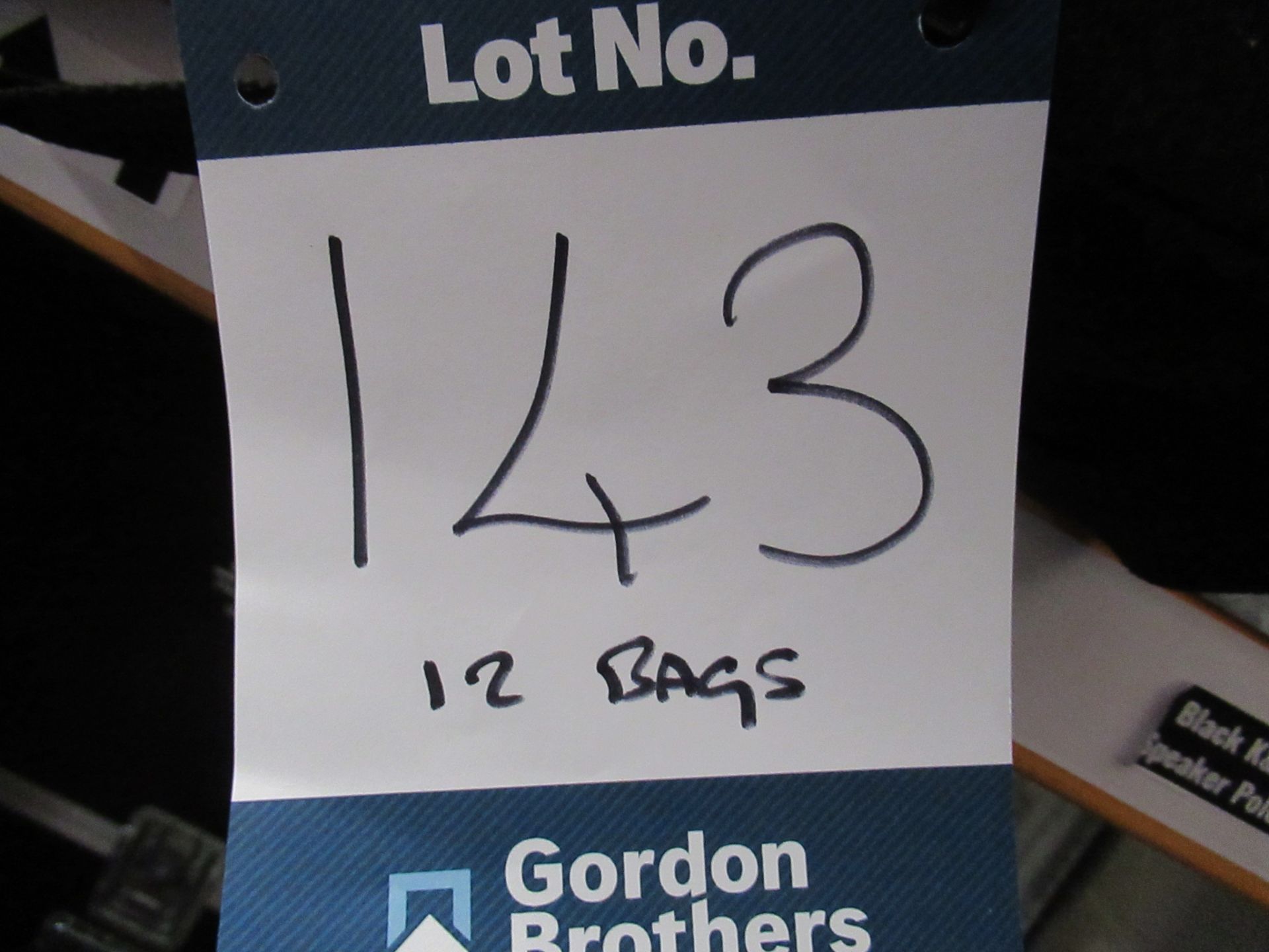 (12) K&M black round base speaker stands in soft bags - Image 3 of 3